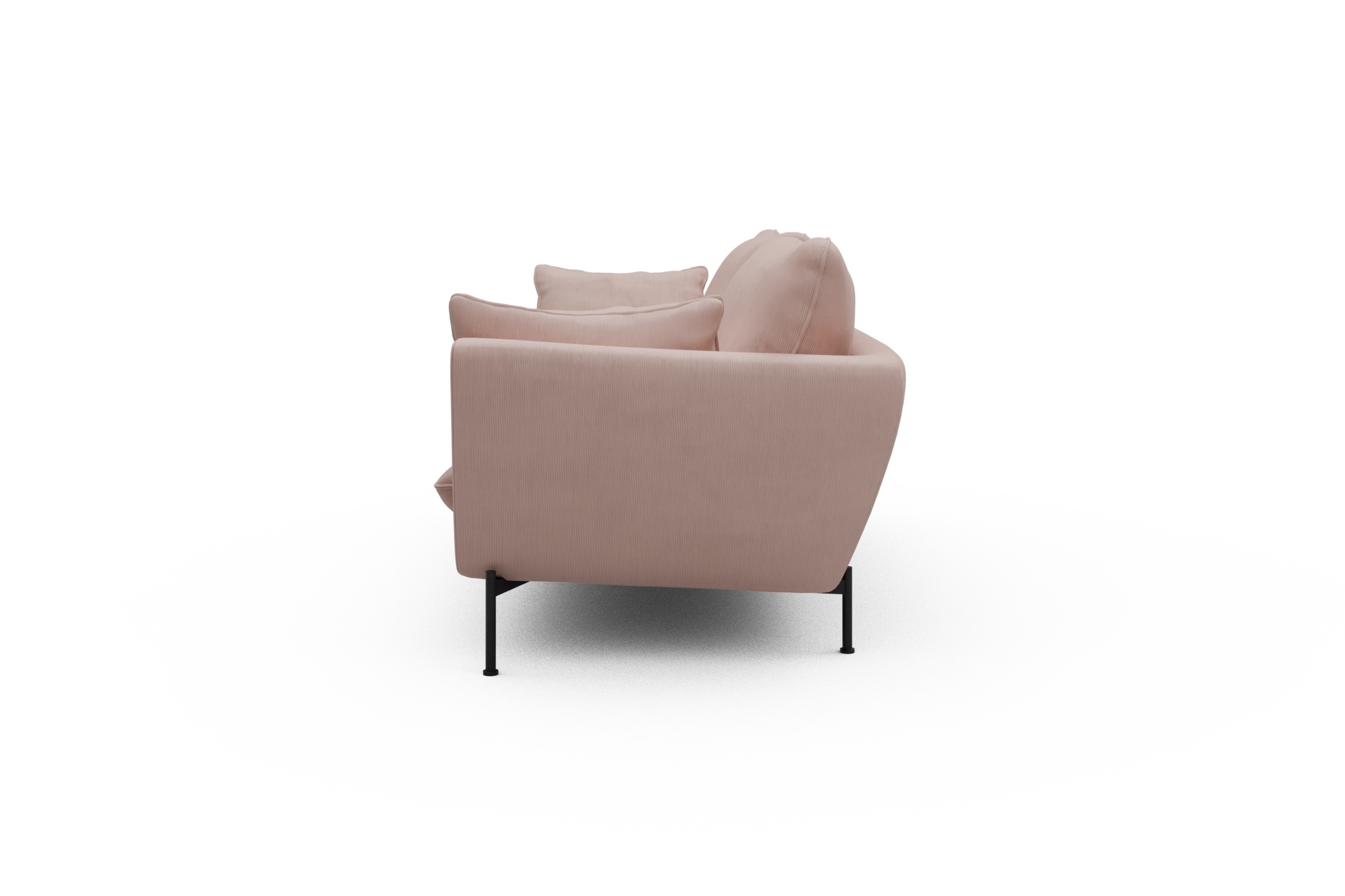 Sofa Anton 3-Sitzer Cordufine-Blush