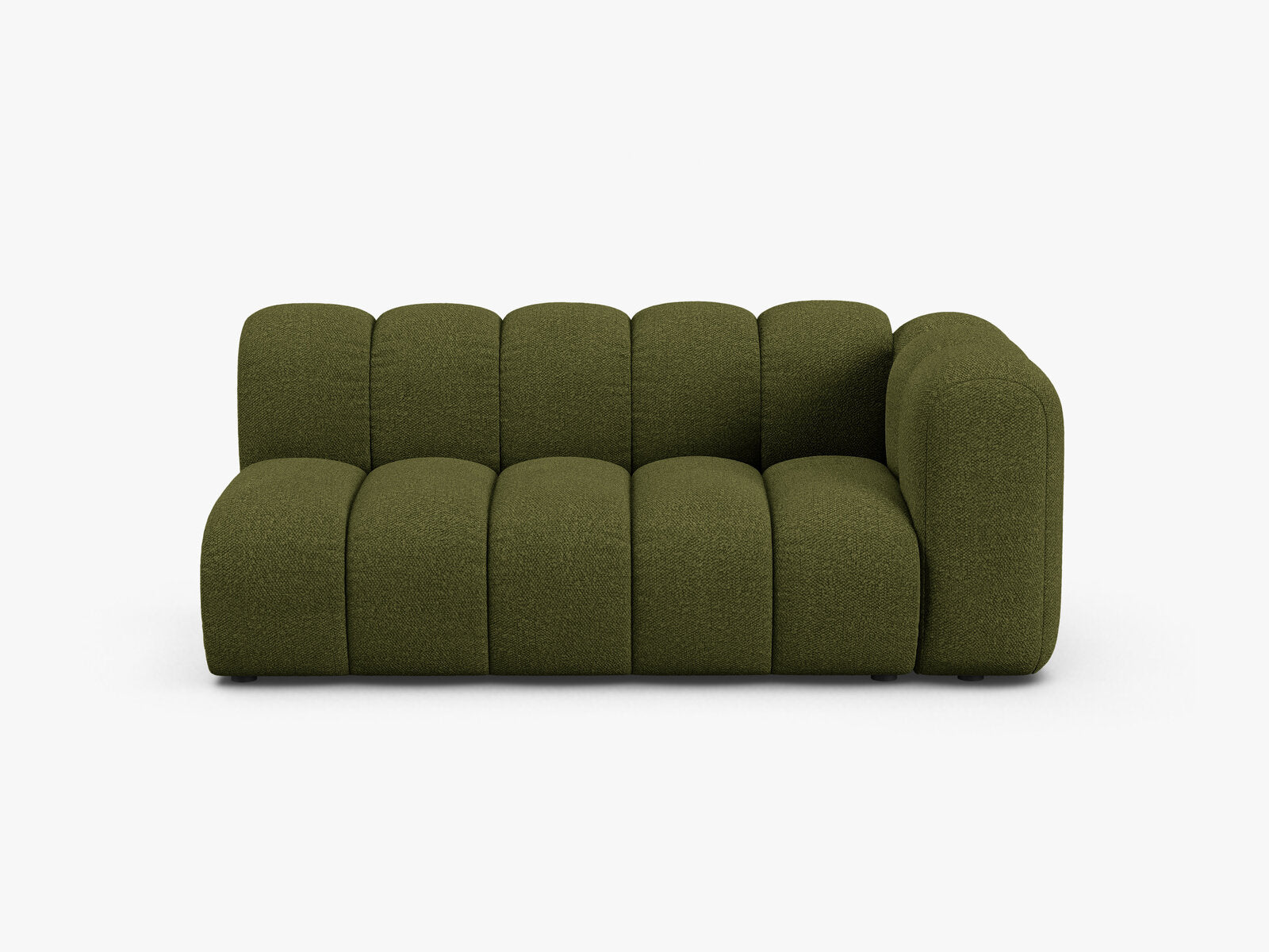 Micadoni Modul Lupine 3-Sitzer Boucle Baloo Dunkel-Olivgrün Rechts