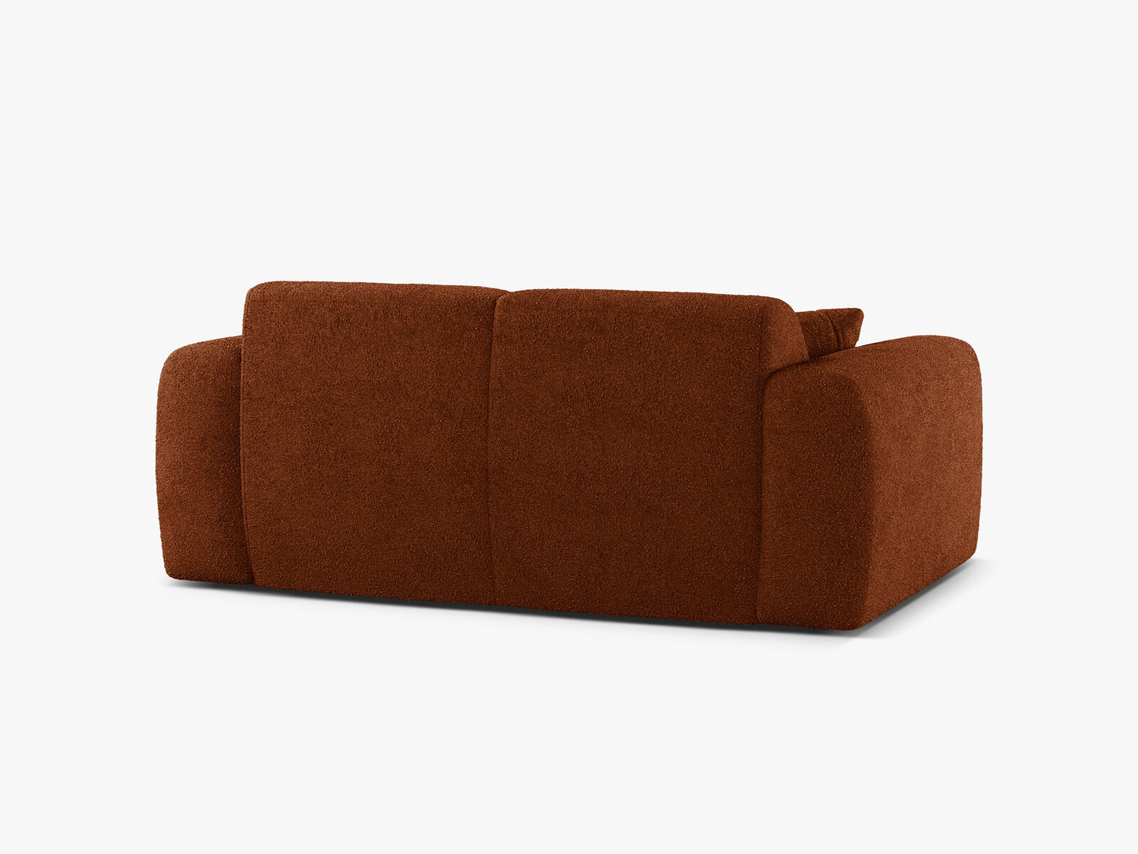 Micadoni Sofa Molino 2-Sitzer Boucle Baloo Braun
