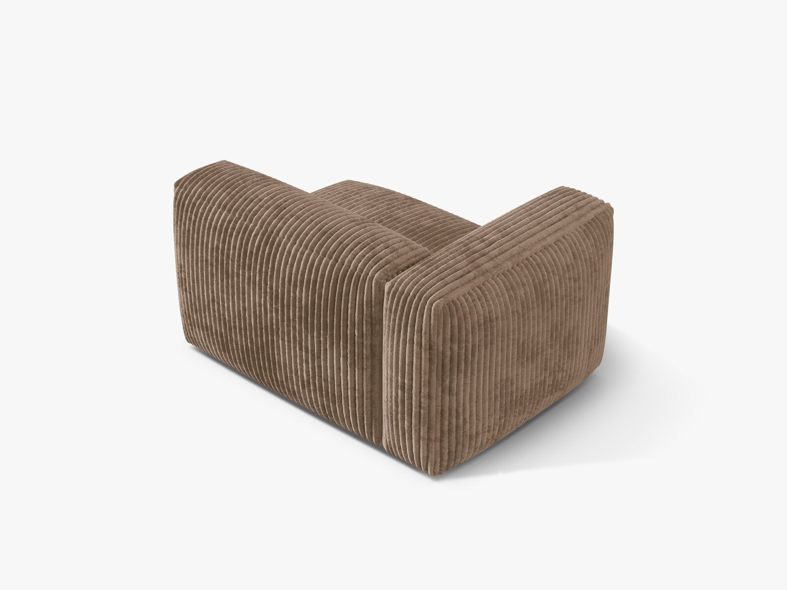 Micadoni Eckmodul Martina 1-Sitzer Links Kord Tilia Eichel