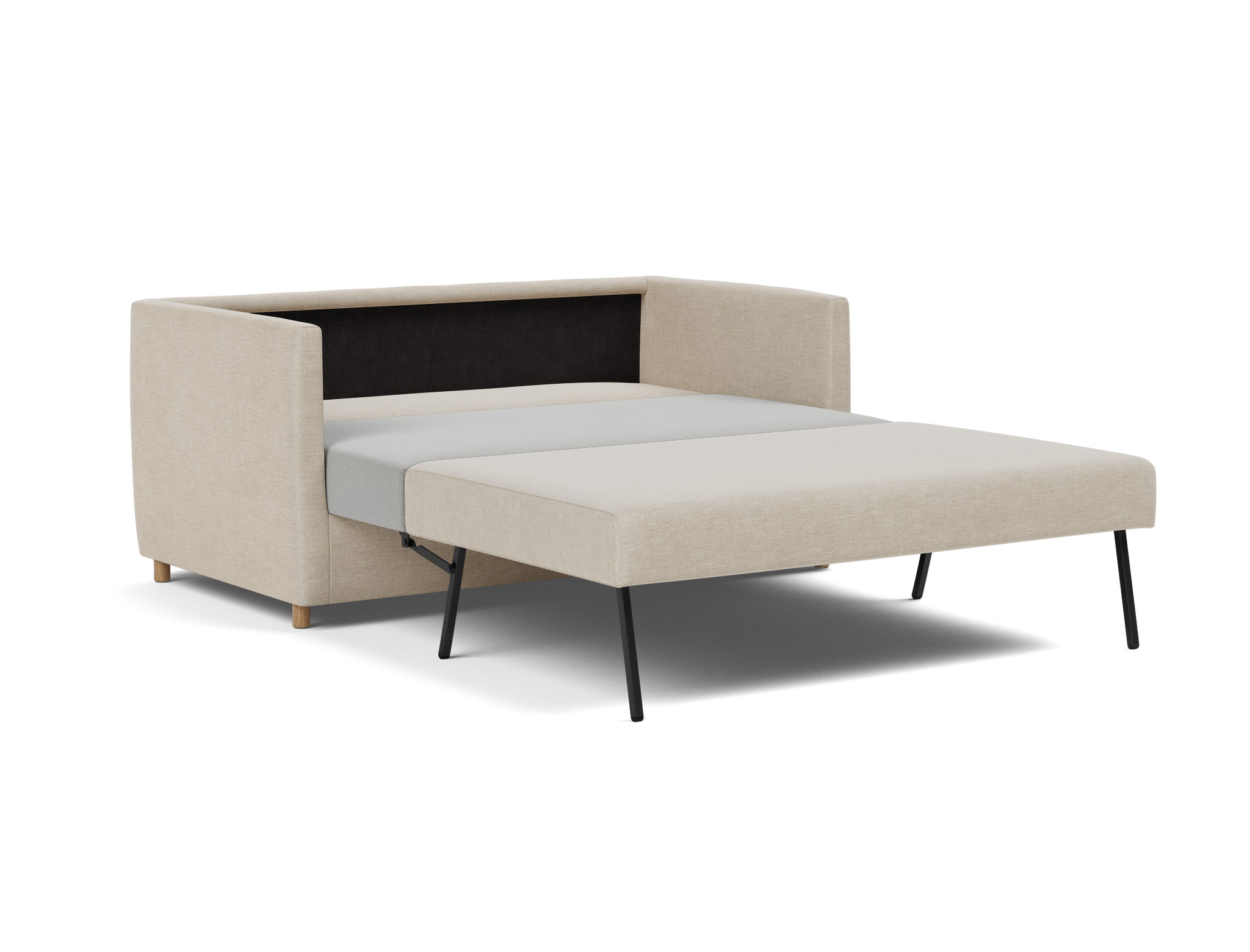 Schlafsofa Olan Flachgewebe Phobos 586-Latte