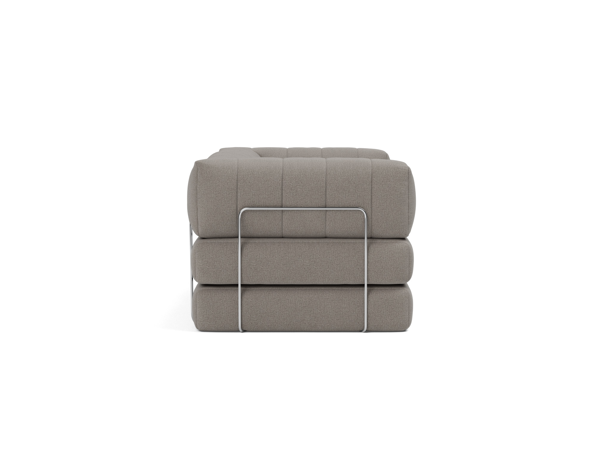 Schlafsofa CozyPad mit Armlehnen Flachgewebe Mixed Dance 521-Grey