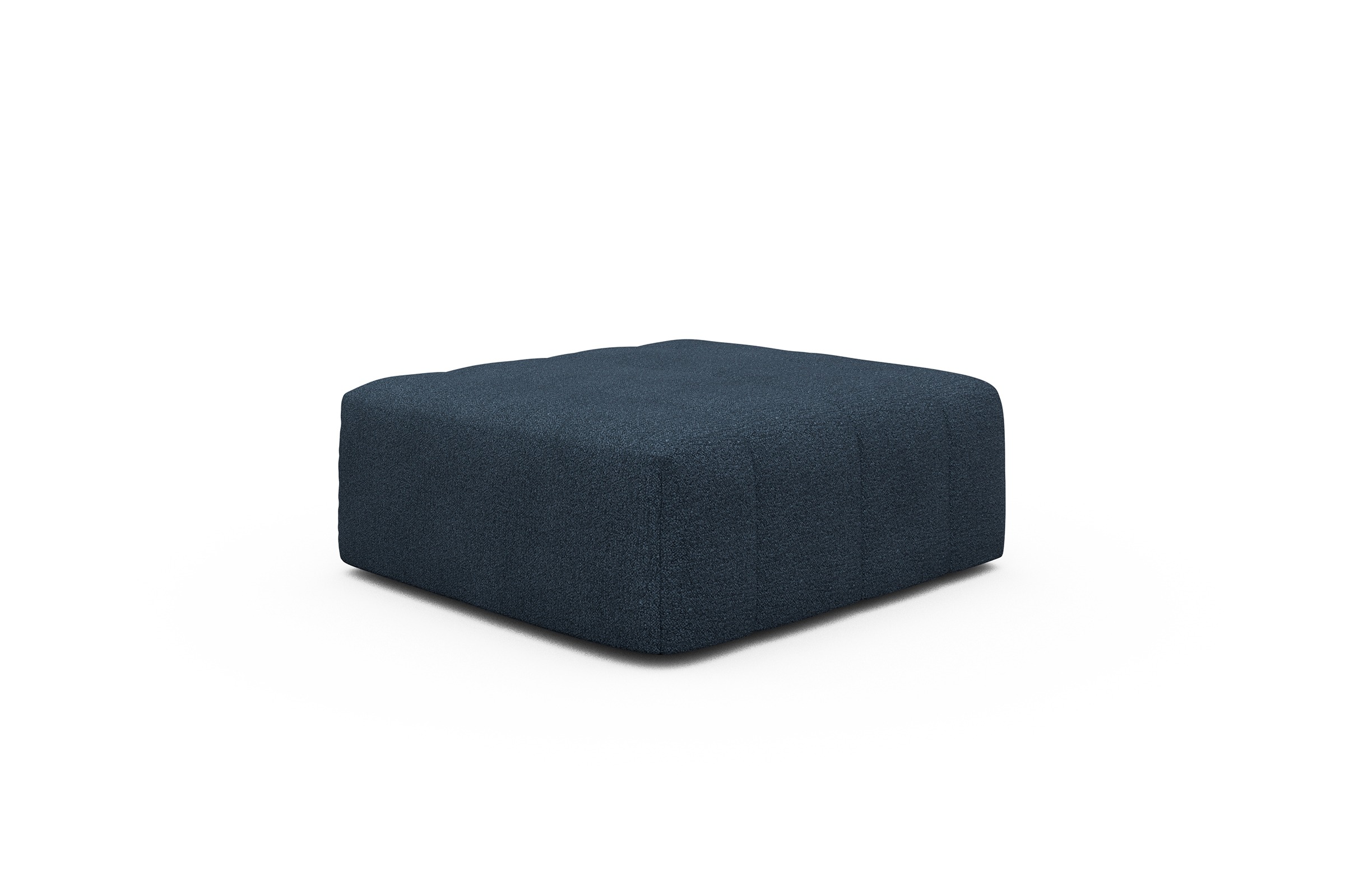 Sitzhocker Hugo Ottomane Boucle-Blue