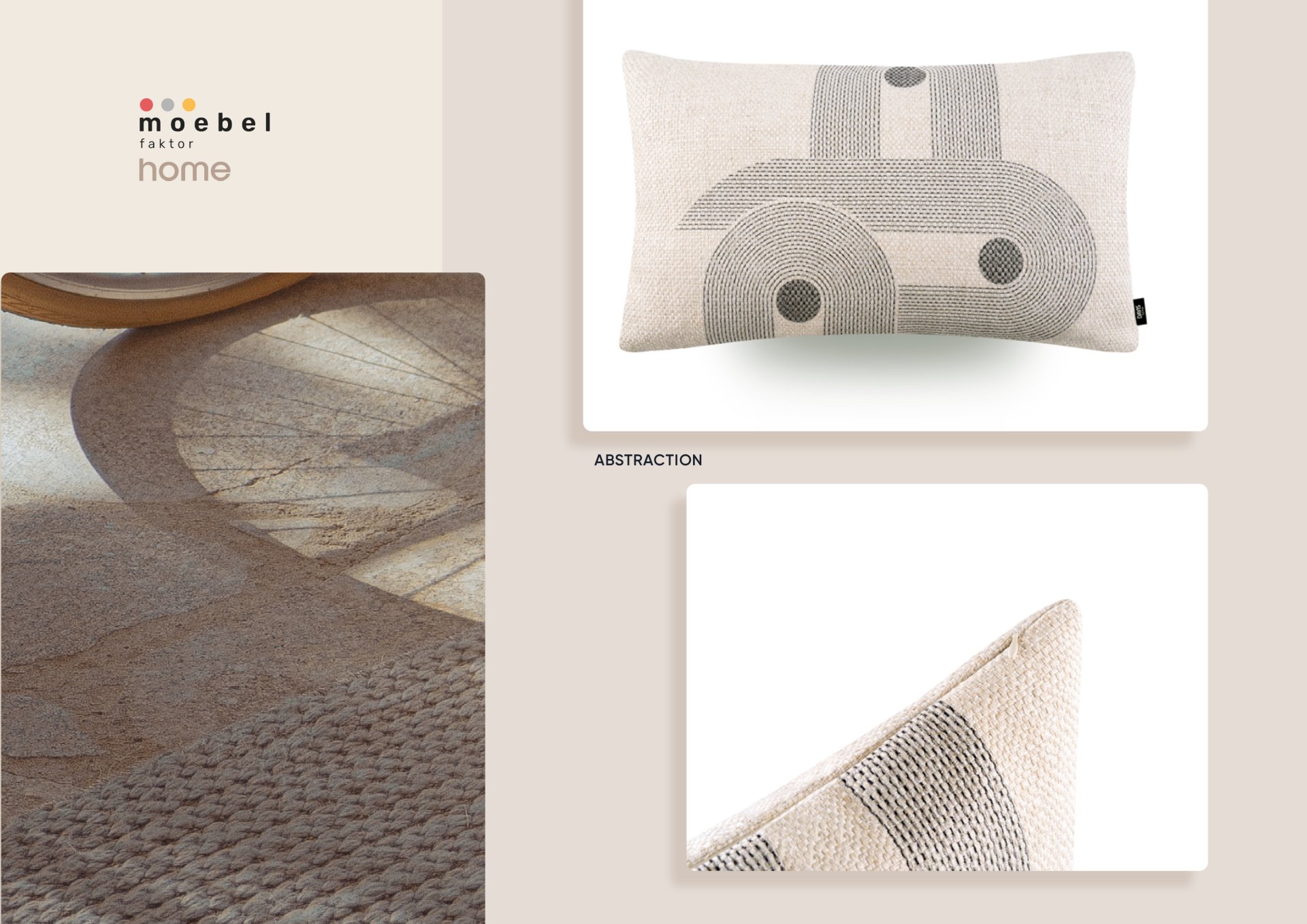 Dekokissen Design Abstraction 1