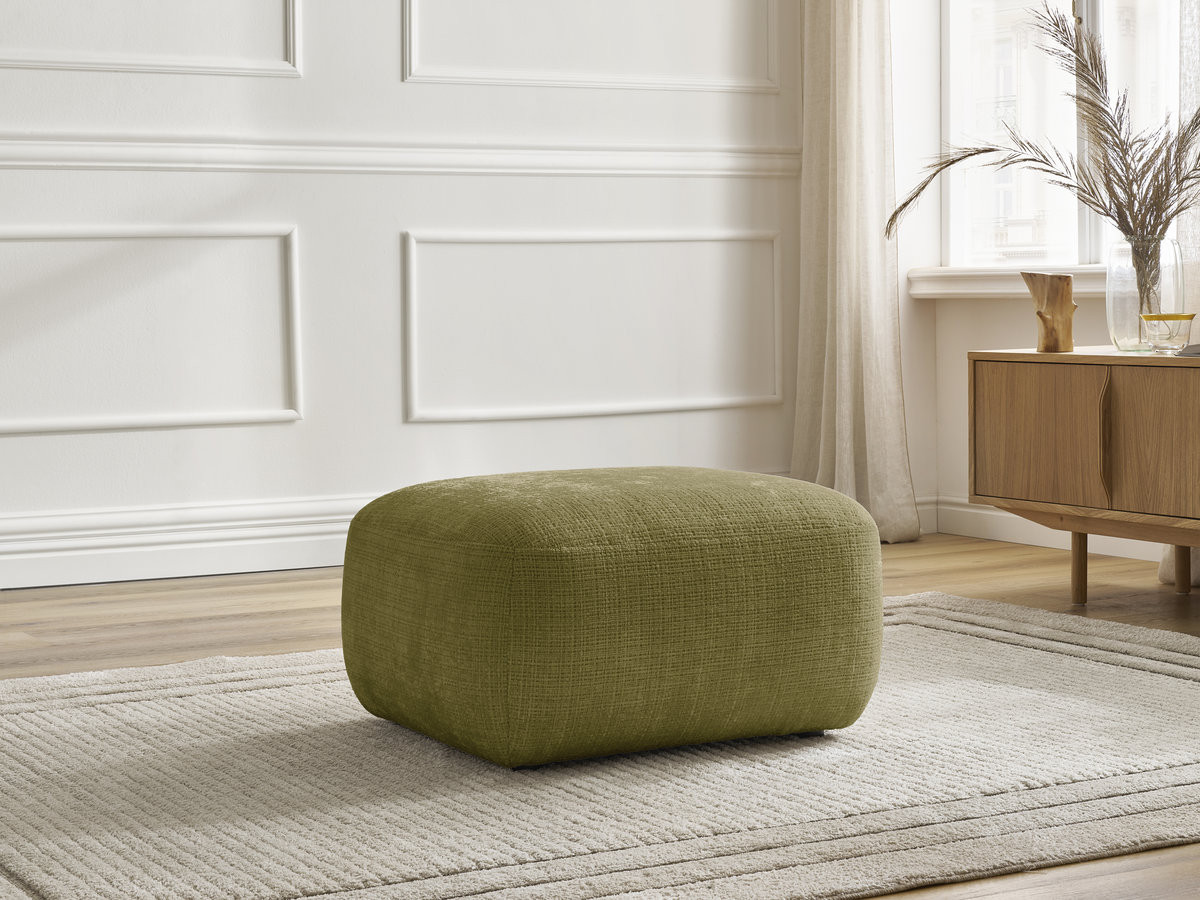 Bobochic Denise Pouf Strukturstoff Grün