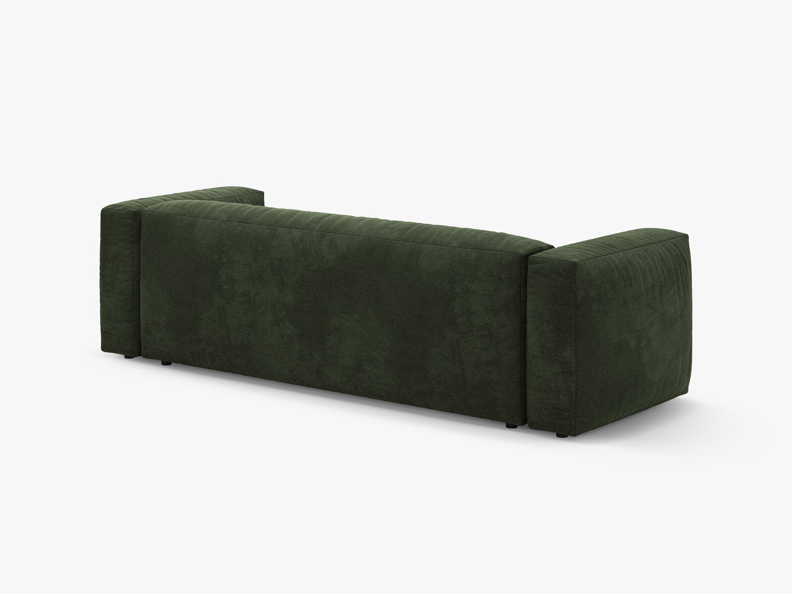 Micadoni Martina Schlafsofa 3-Sitzer Samt Vogue Grün