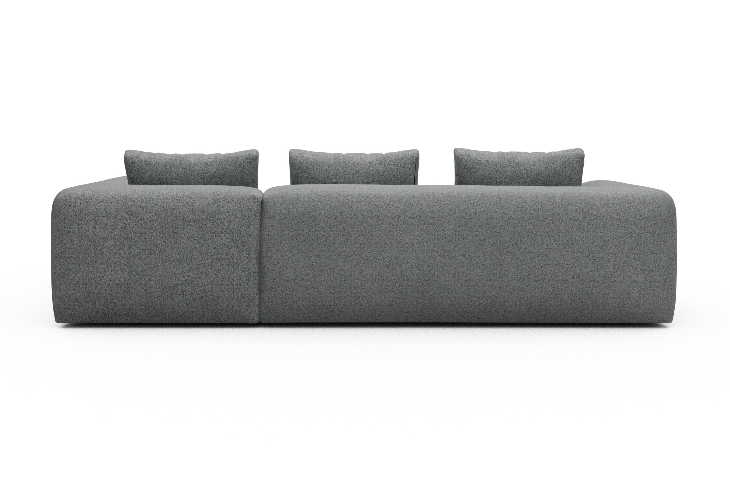 Ecksofa Fred 2x 2,5-Sitzer rechts offen Aivi-Gravet-Grey