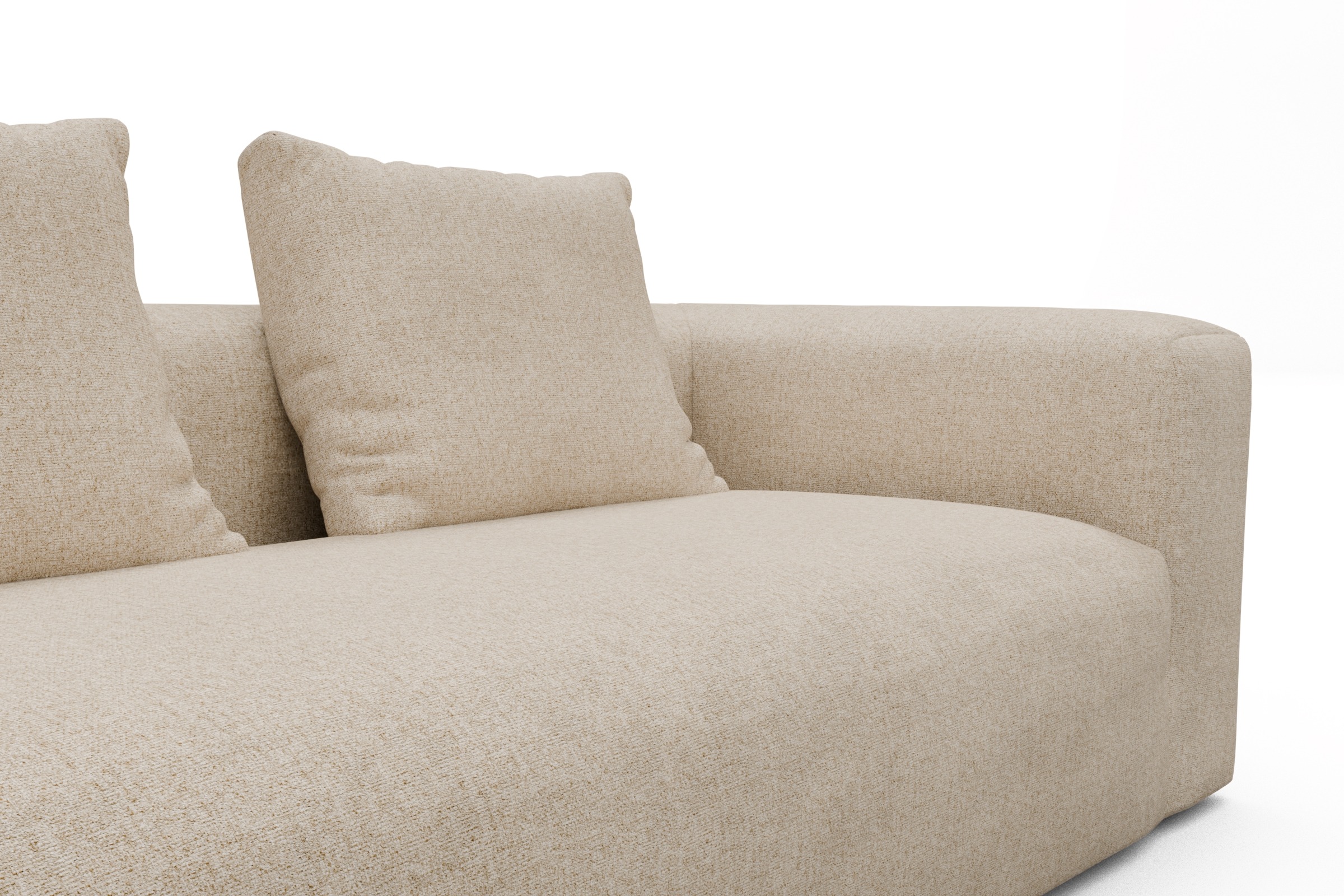 Sofa Fred 3-Sitzer Casone-Natural-Beige