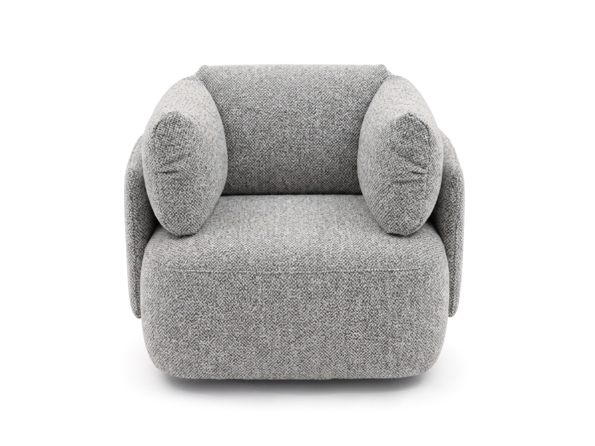 Bobochic Mario Sessel Melange-Stoff Grau