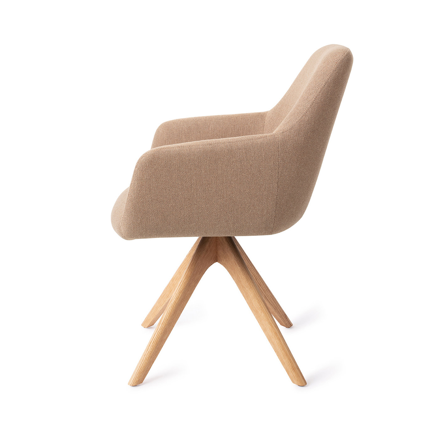 Jesper Home Esszimmerstuhl Hiroo Whisper Wheat Revolve Eiche Natur
