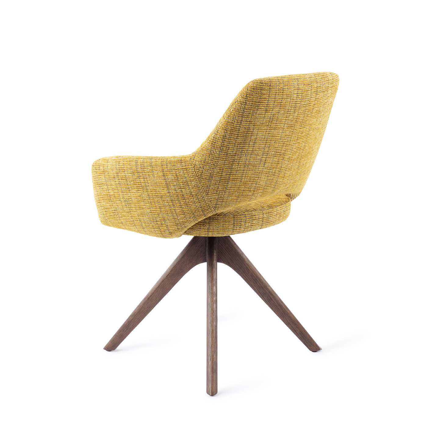 Jesper Home Esszimmerstuhl Yanai Lemon Lines Revolve Eiche Walnuss