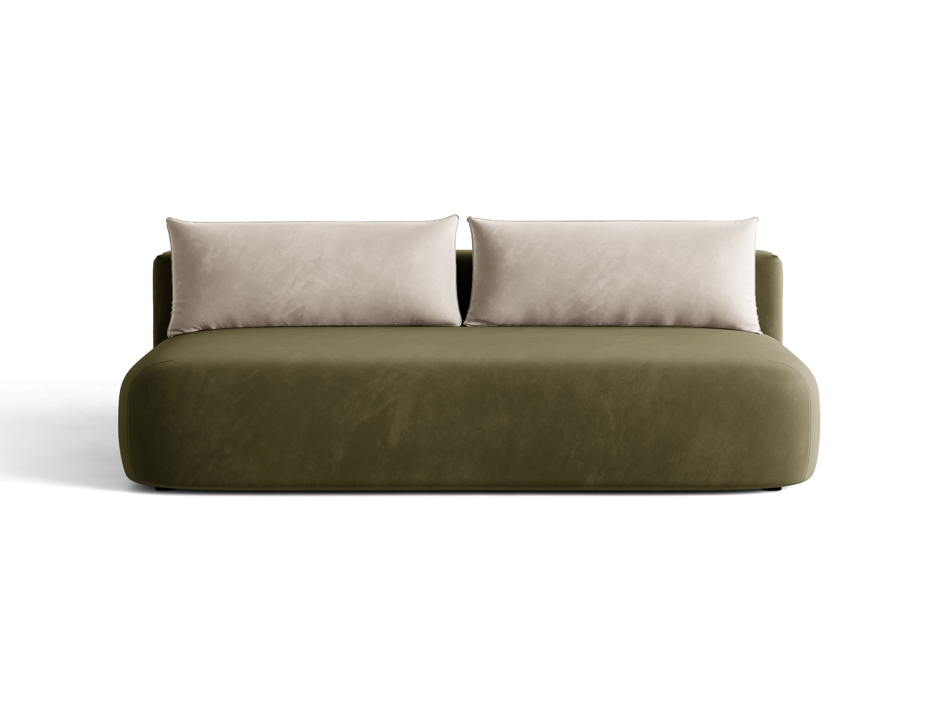 Micadoni Hena Sofa Mit Bettfunktion Und Stauraum Samt Salvador Grün