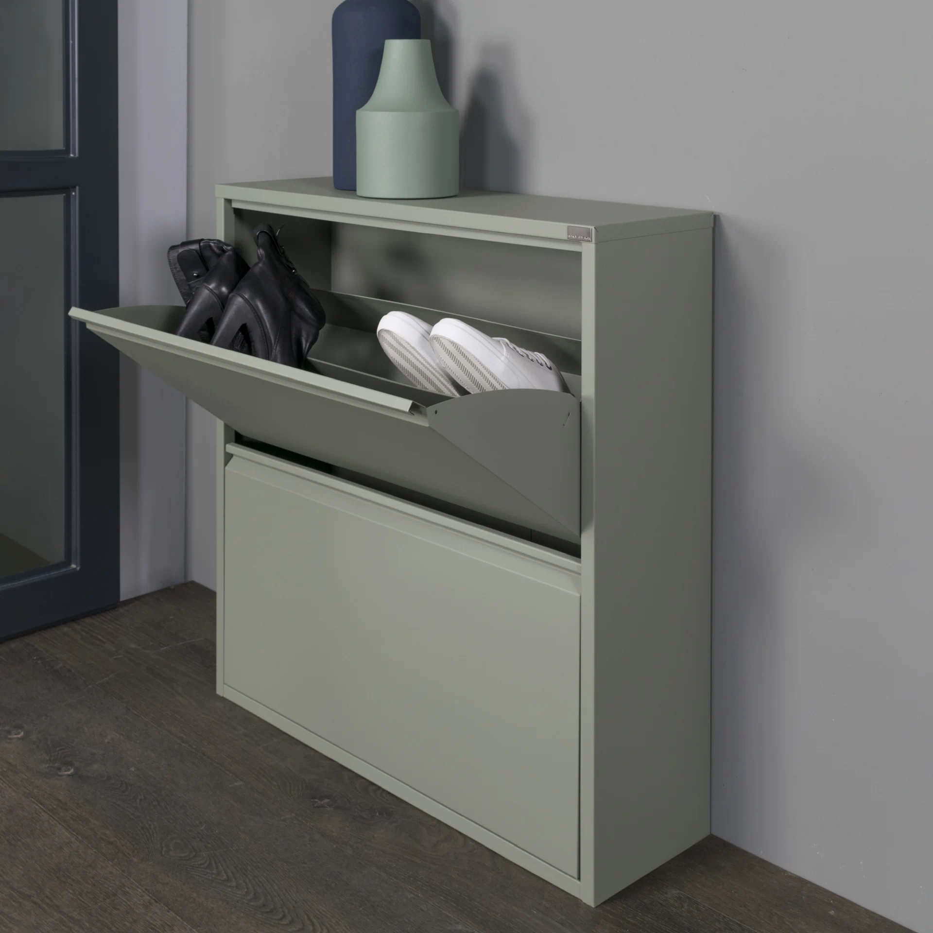 Spinder Design Schuhschrank Billy 2 Dusty Green