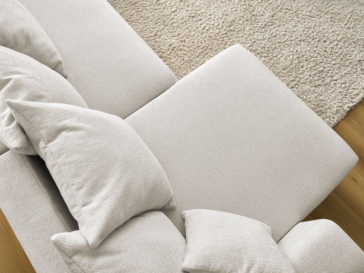 Bobochic Sidonie Wohnlandschaft Melange-Stoff Beige