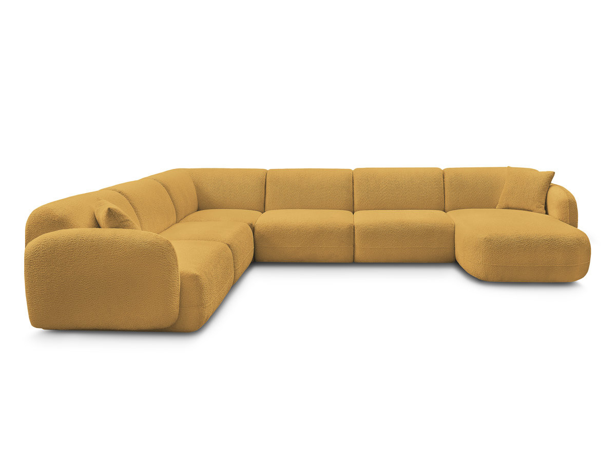 Bobochic Anda Wohnlandschaft Chenille Gelb Ecke links