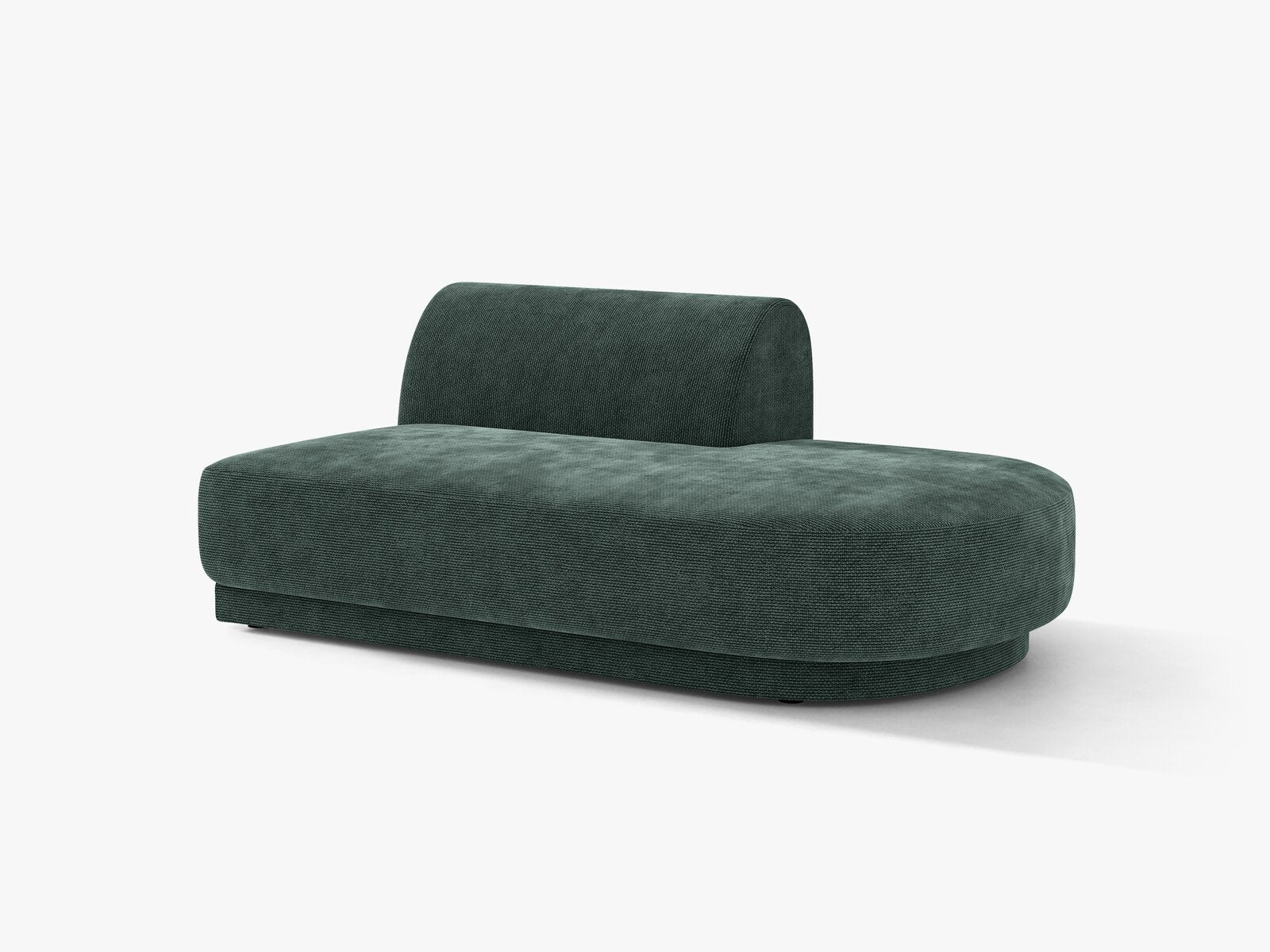 Micadoni 2-Sitzer Sitzmodul offen Miley Rechts Chenille Haga Petrol