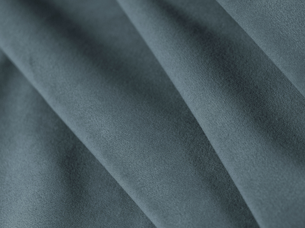 Cosmopolitan Design Ecksofa Verona 4-Sitzer offen Samt Casino Pastellblau Rechts
