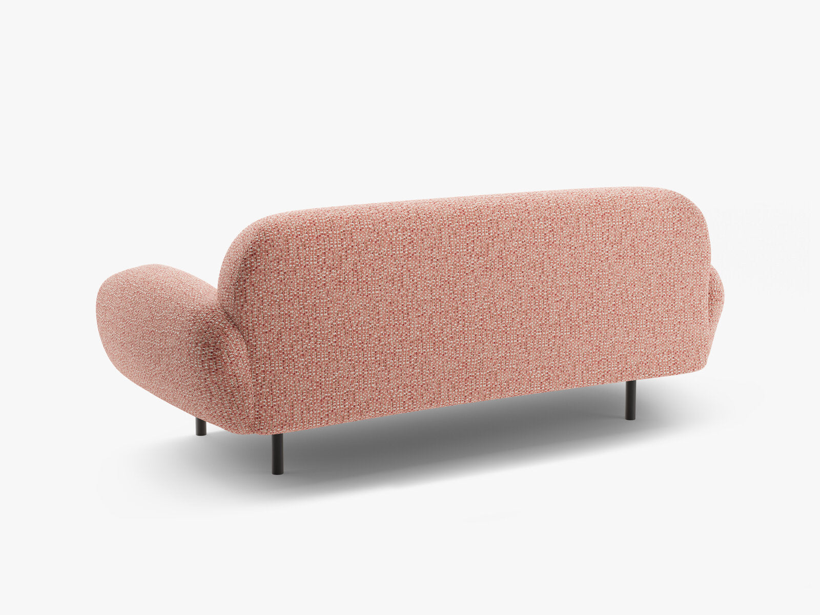 Micadoni Sofa Poppy 2-Sitzer große Version Chenille Silencio Rosa