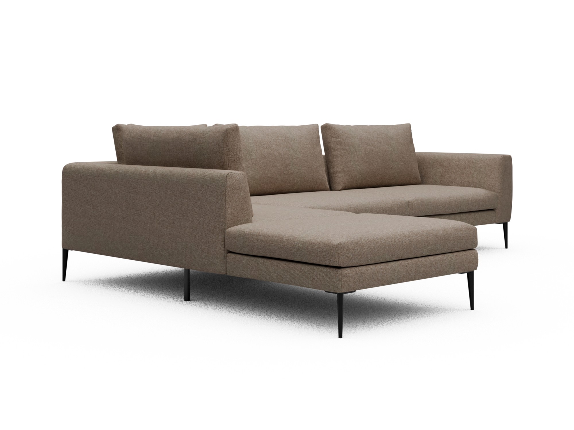 Skandi Home Ecksofa Paul Relax-Ecke links mit 3-Sitzer Sama-Antelope moebelfaktor