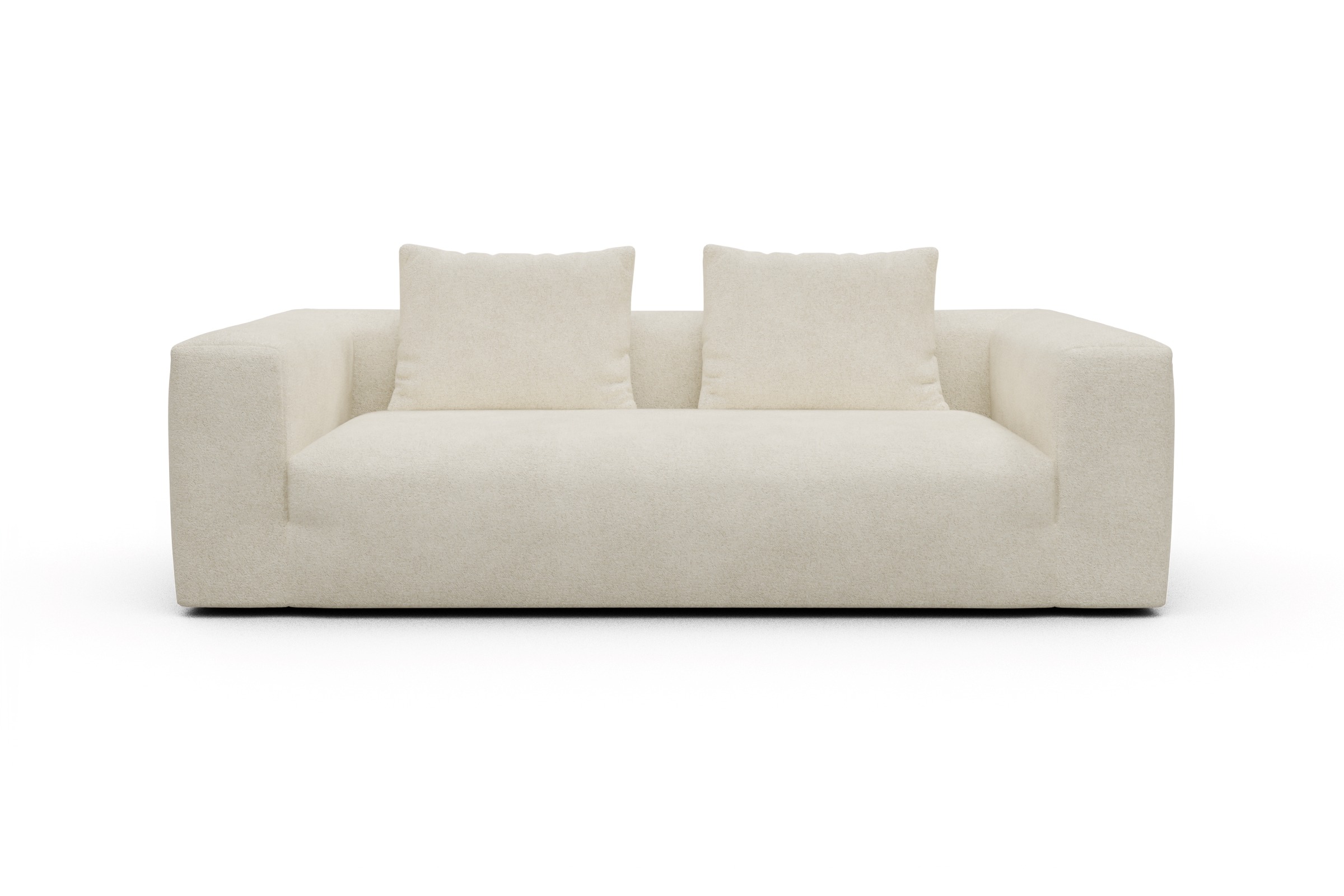 Skandi Home Sofa Fred 3-Sitzer Boucle-Off-White moebelfaktor