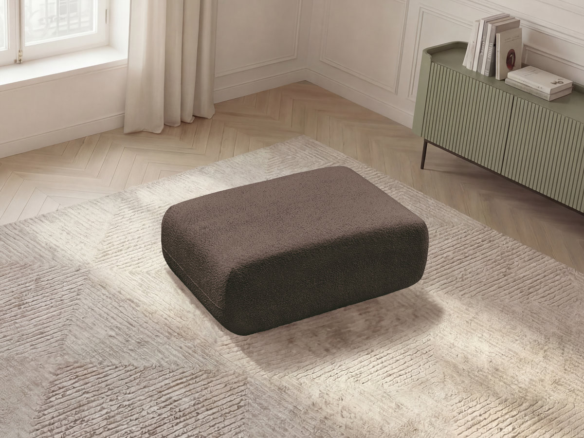 Bobochic Anda Pouf Chenille Braun