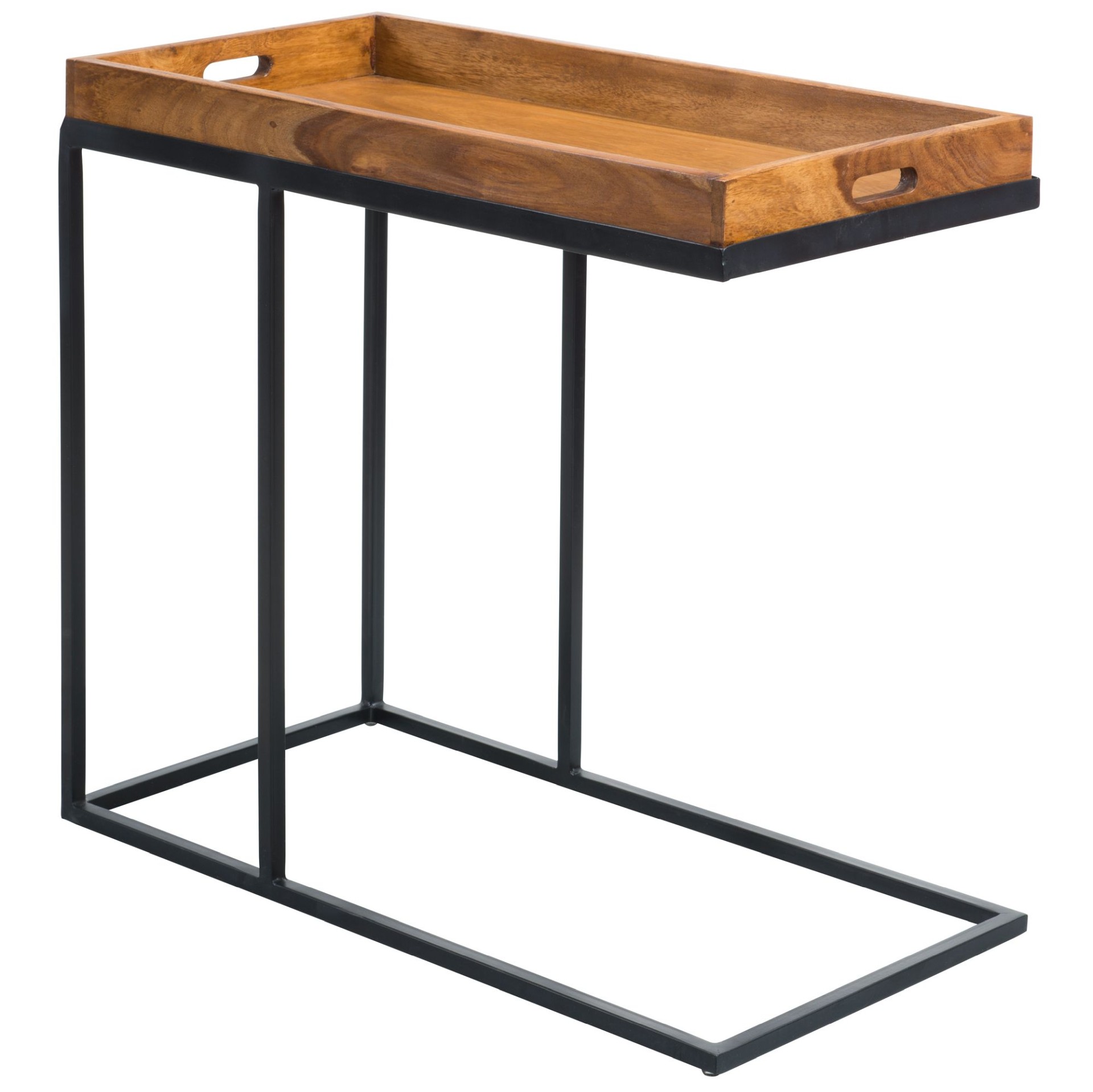 Beistelltisch Gislev Sheesham Massivholz 70 × 34 × 65 cm