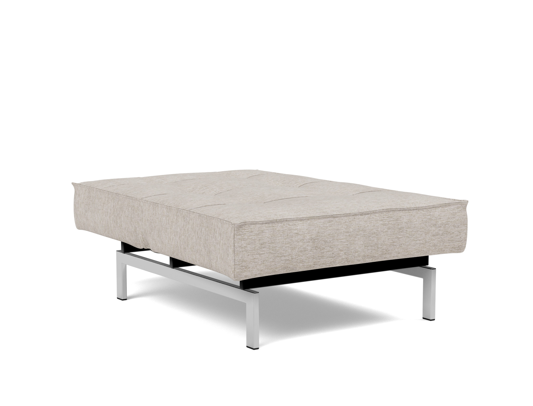 Sessel Splitback Chenille Yuveno 471-Sand Beine Chrom