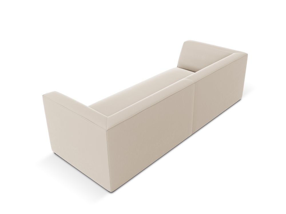 Cosmopolitan Design Sofa Siena 3-Sitzer Samt Salvador Beige