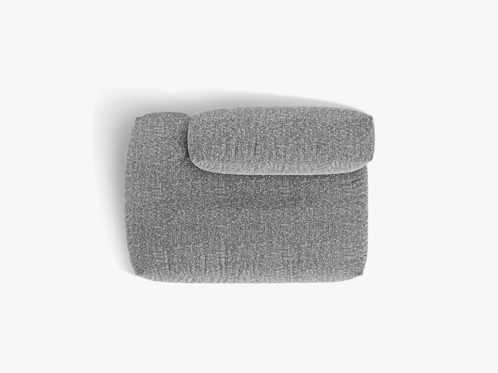Micadoni Ecksofa-Modul Martina 1-Sitzer Links Boucle Monet Graphit