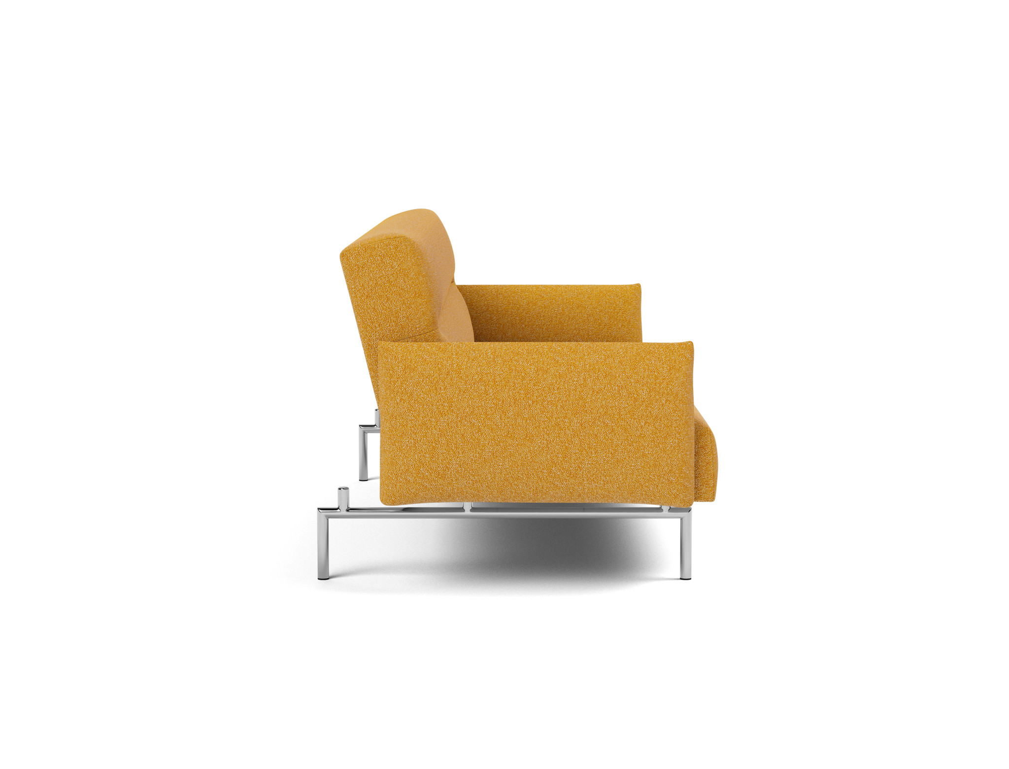 Schlafsofa Jillis mit Armlehnen Boucle Skandi 536-Ochre
