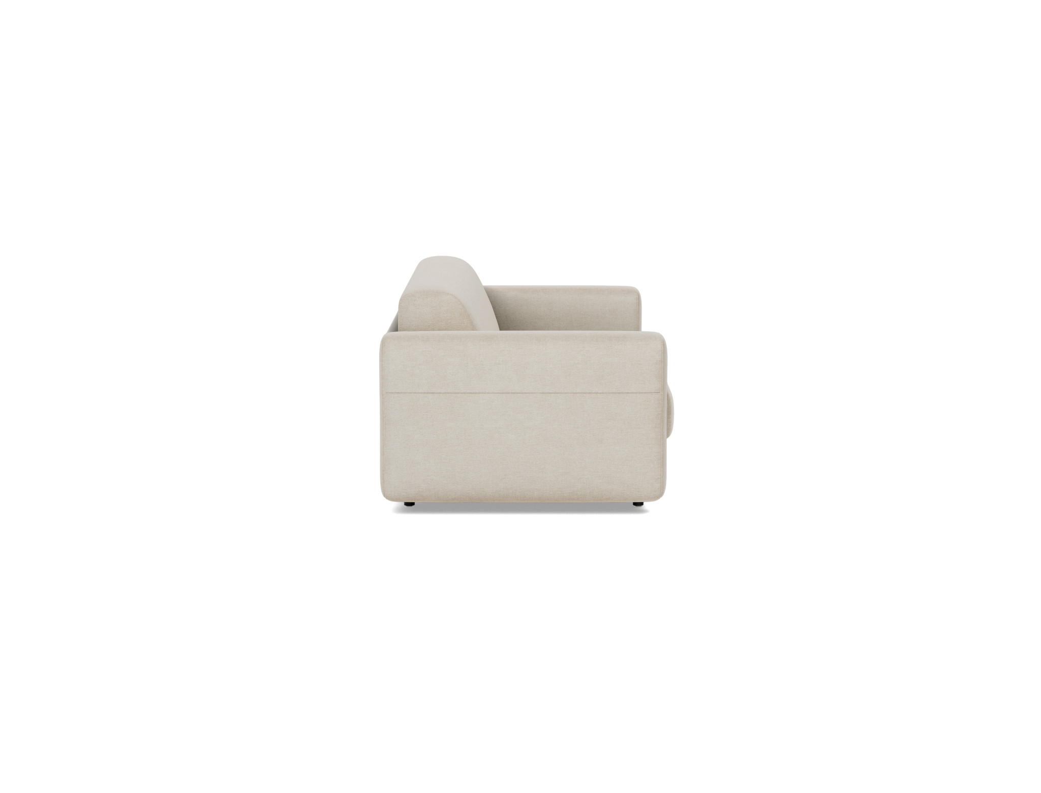 Schlafsofa Killian mit Taschenfederkernmatratze 140 Flachgewebe Phobos 586-Latte