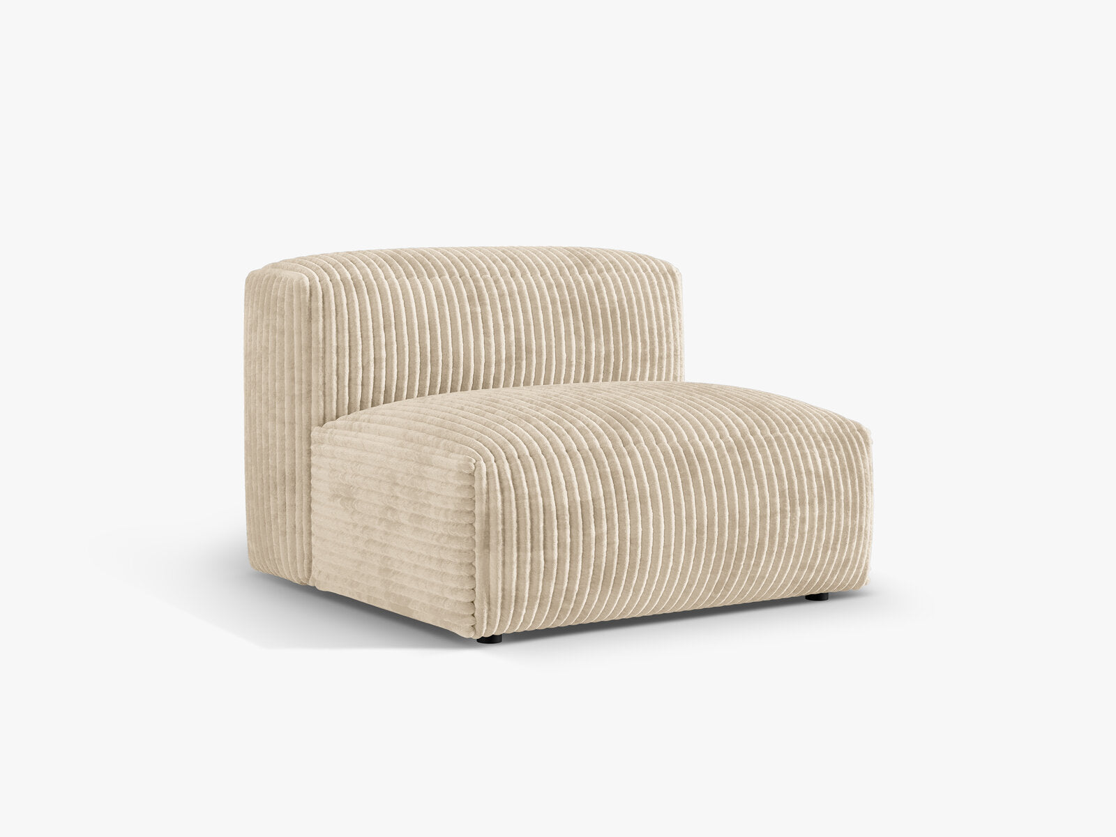 Micadoni Modul Martina 1-Sitzer Kord Tilia Helles Beige