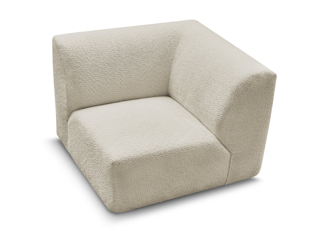Bobochic Anda Sofa 1-Sitzer Chenille Beige