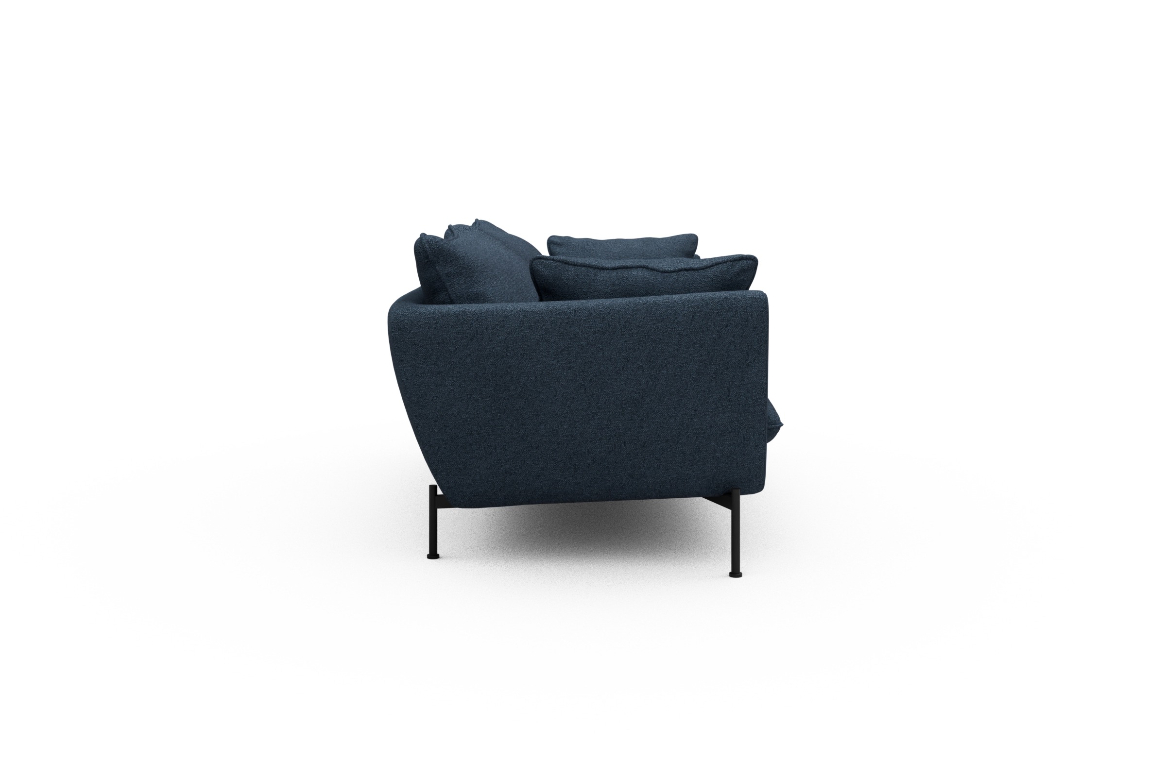 Sofa Anton PREMIUM 2-Sitzer Boucle-Blue