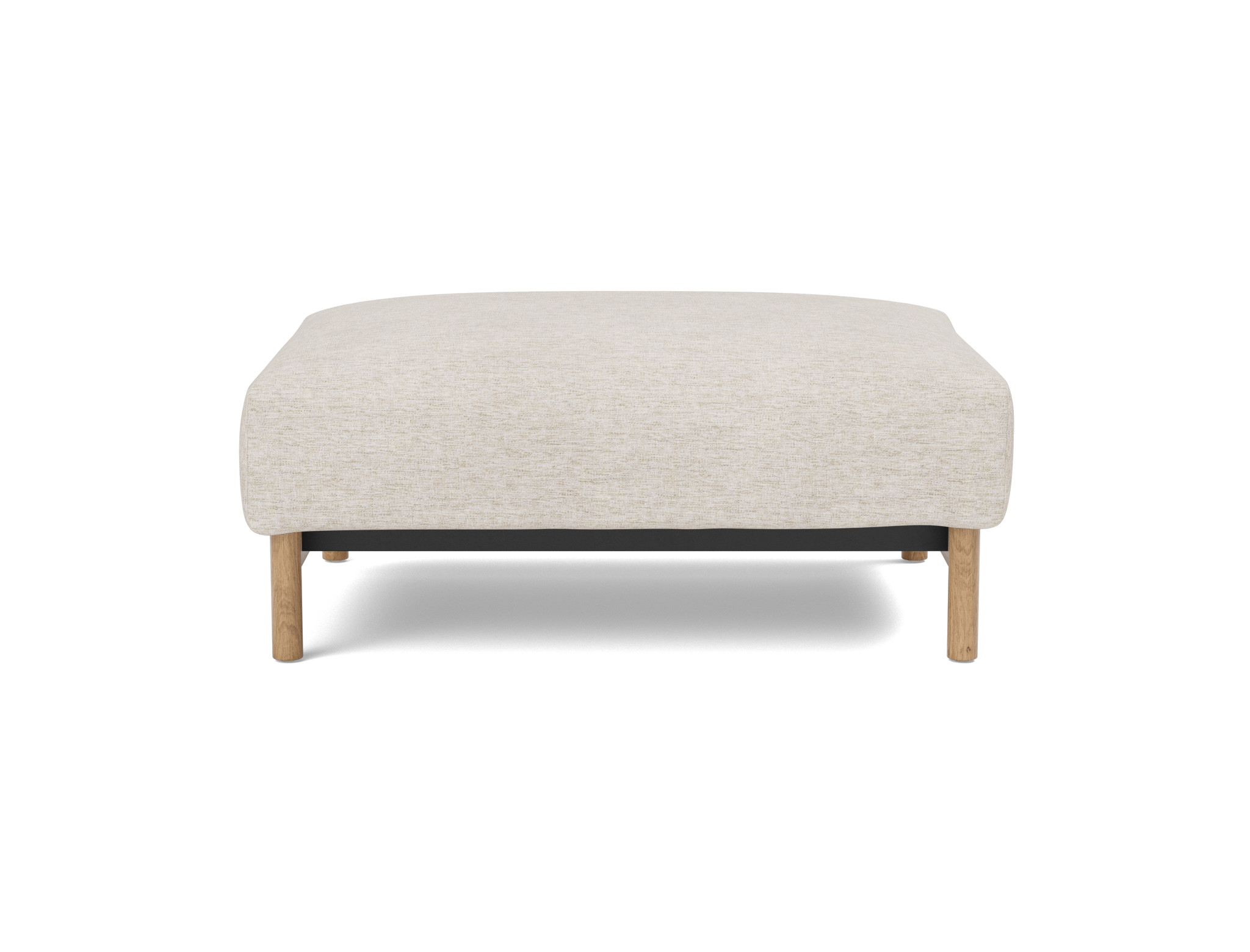 Hocker Malloy Chenille Yuveno 470-Natural Beine Eiche
