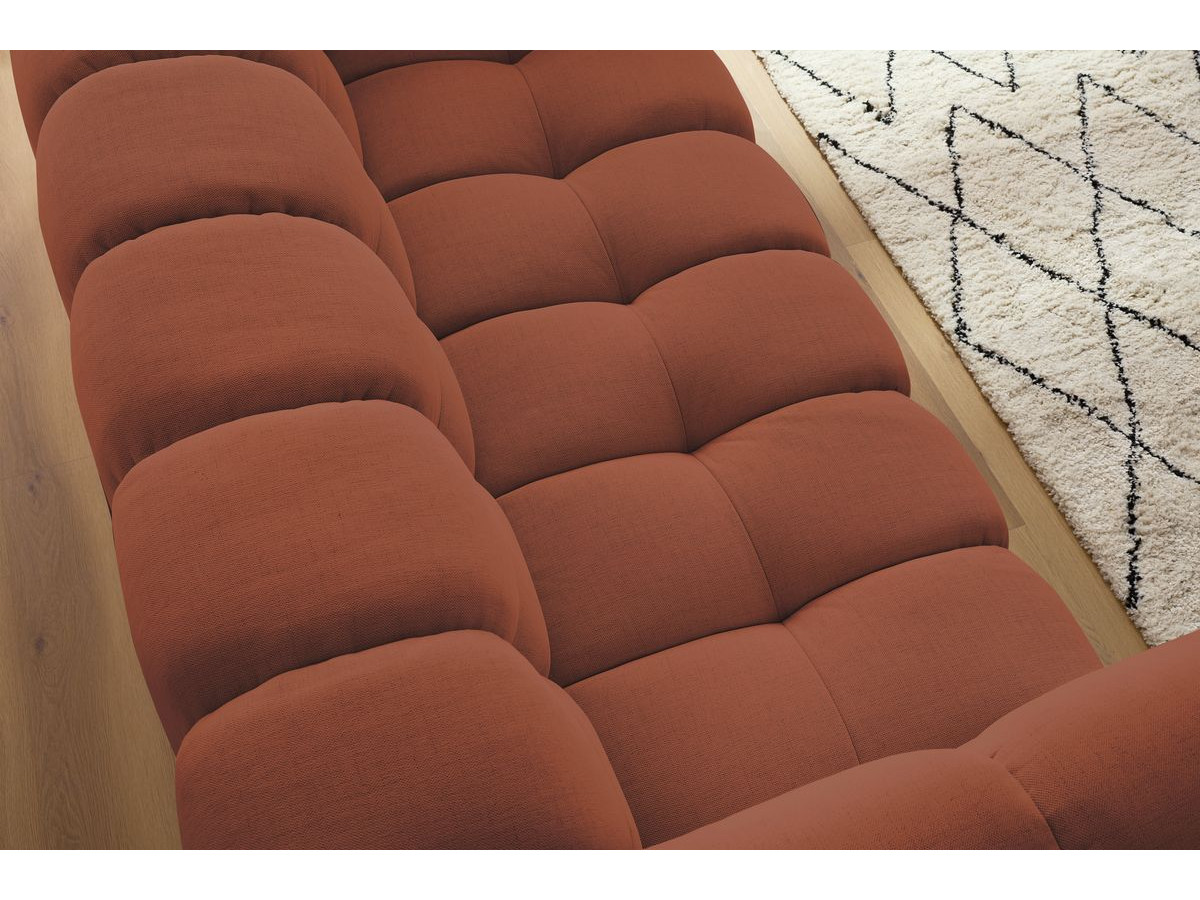 Bobochic Cloud Sofa 3-Sitzer Stoff Orange