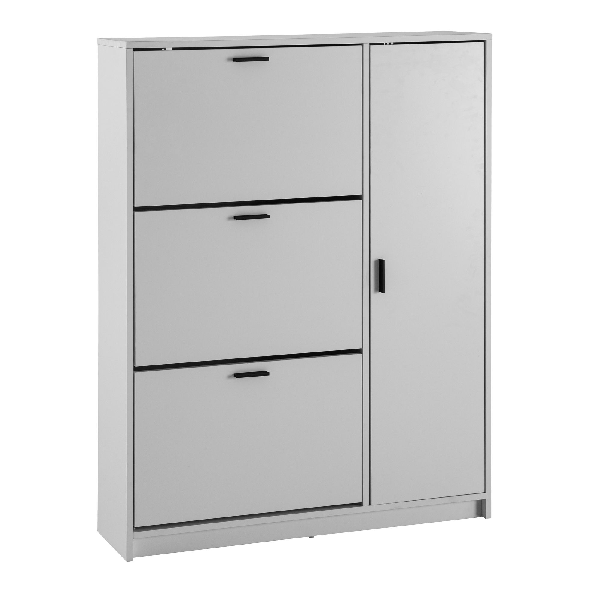 Schuhschrank Eidsfoss Weiß 90 × 24 × 120 cm