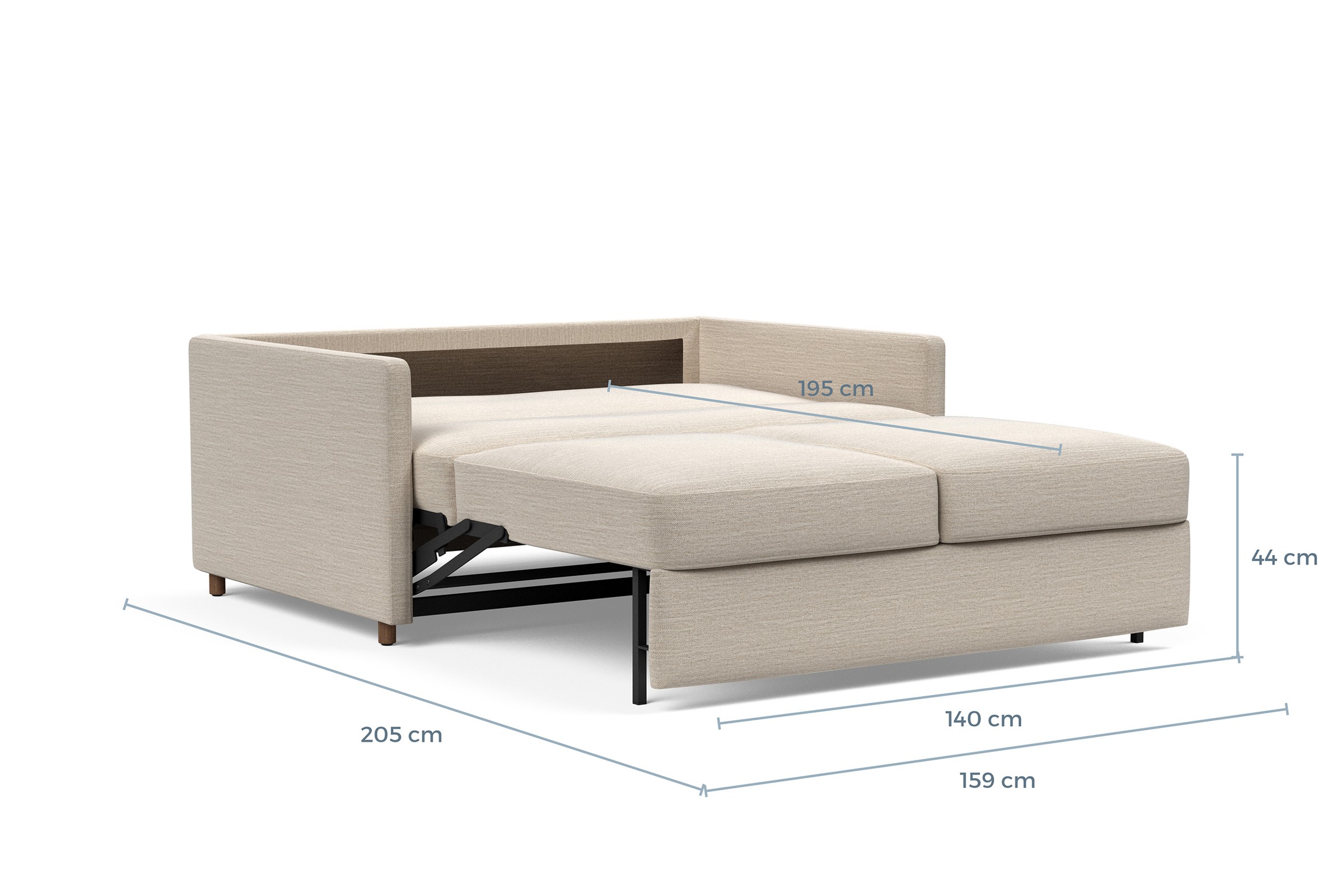 Schlafsofa Neah mit Slim-Armlehnen