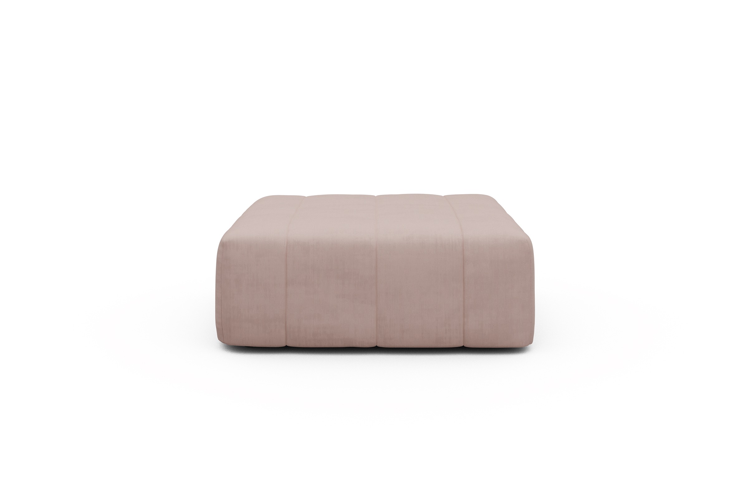 Sitzhocker Hugo Ottomane Cordufine-Blush