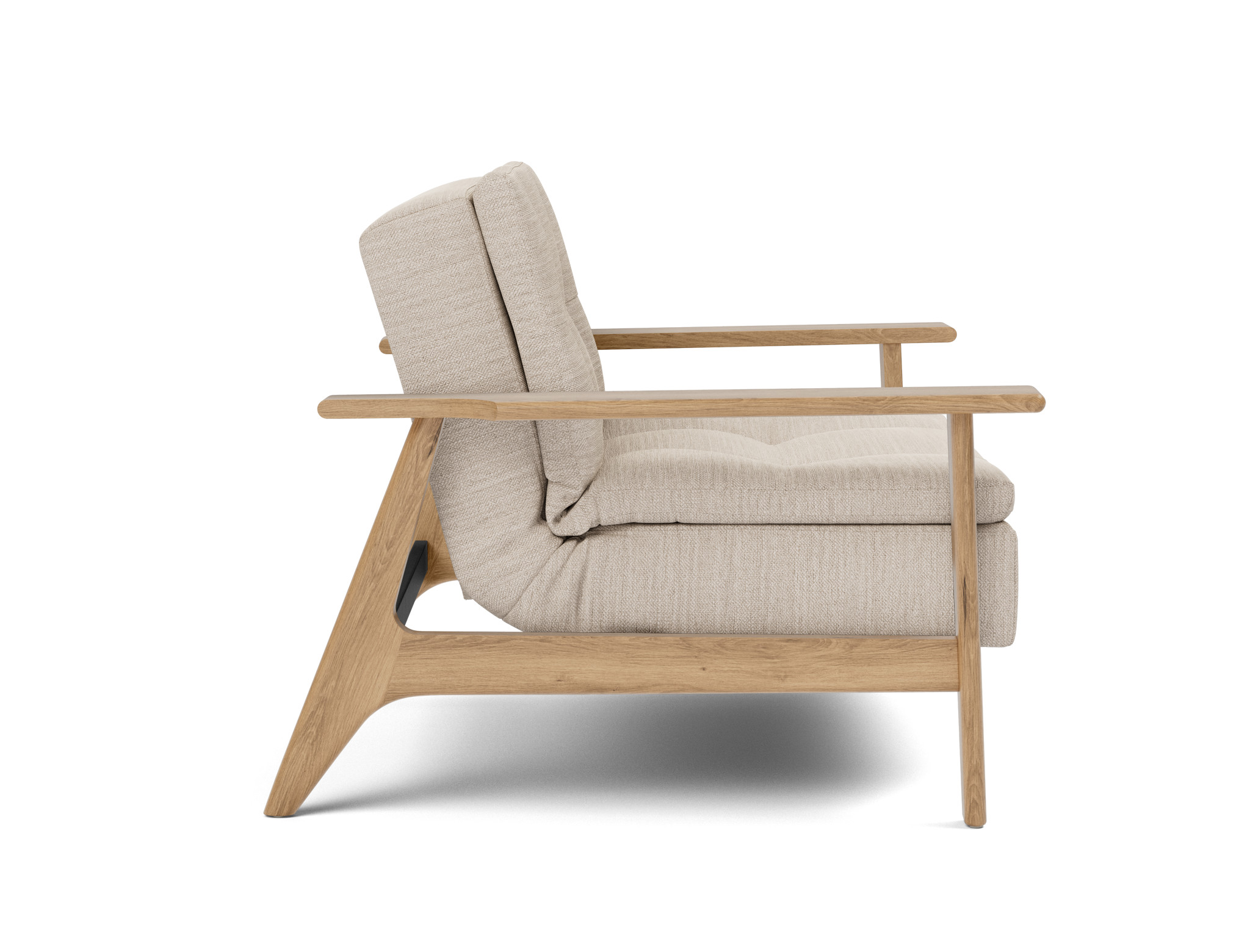 Sessel Dublexo Frej Webstoff Blida 612-Sand-Grey