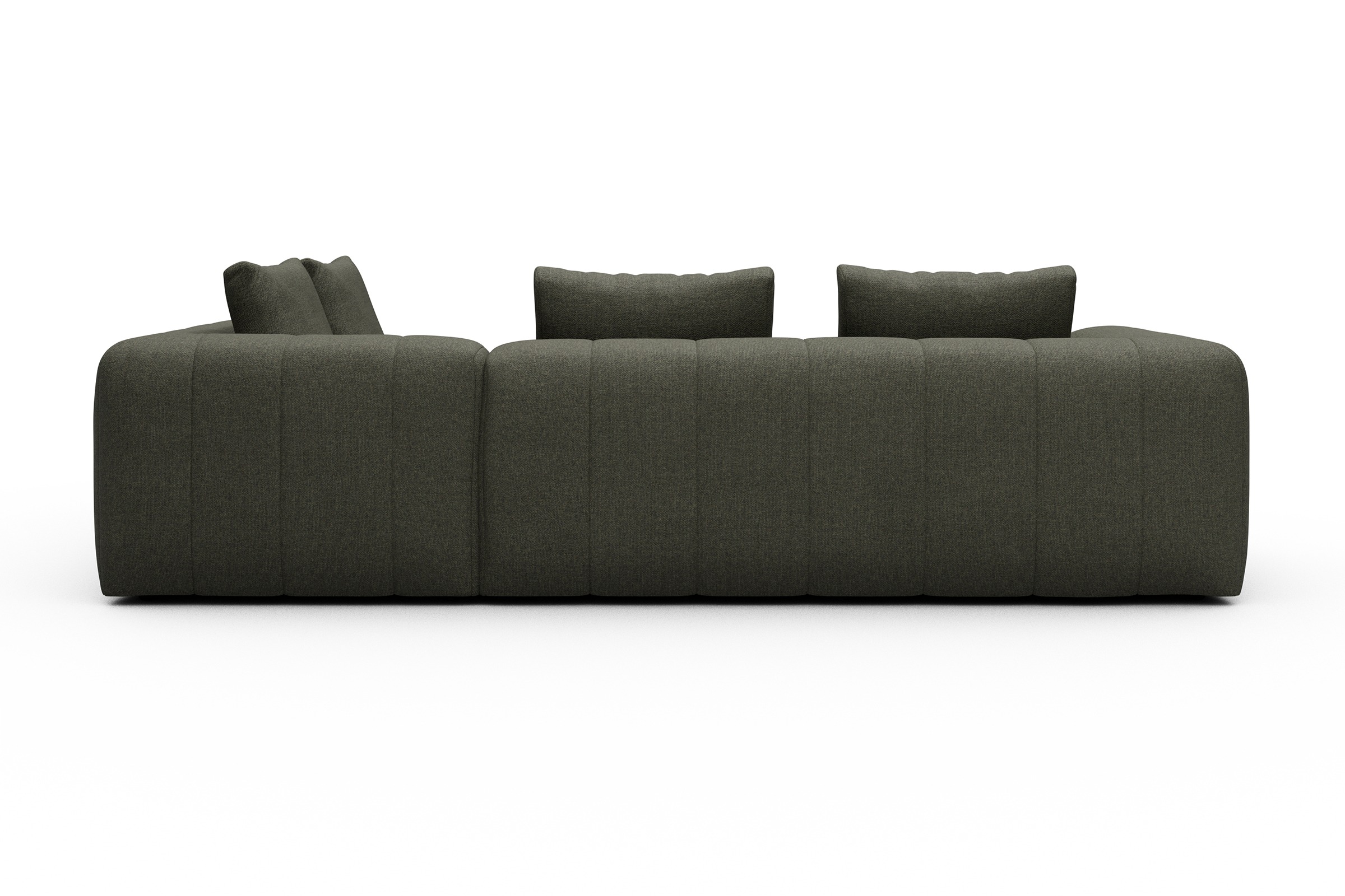 Ecksofa Hugo 2x 2,5-Sitzer Armlehne links Sama-Winter-Moss
