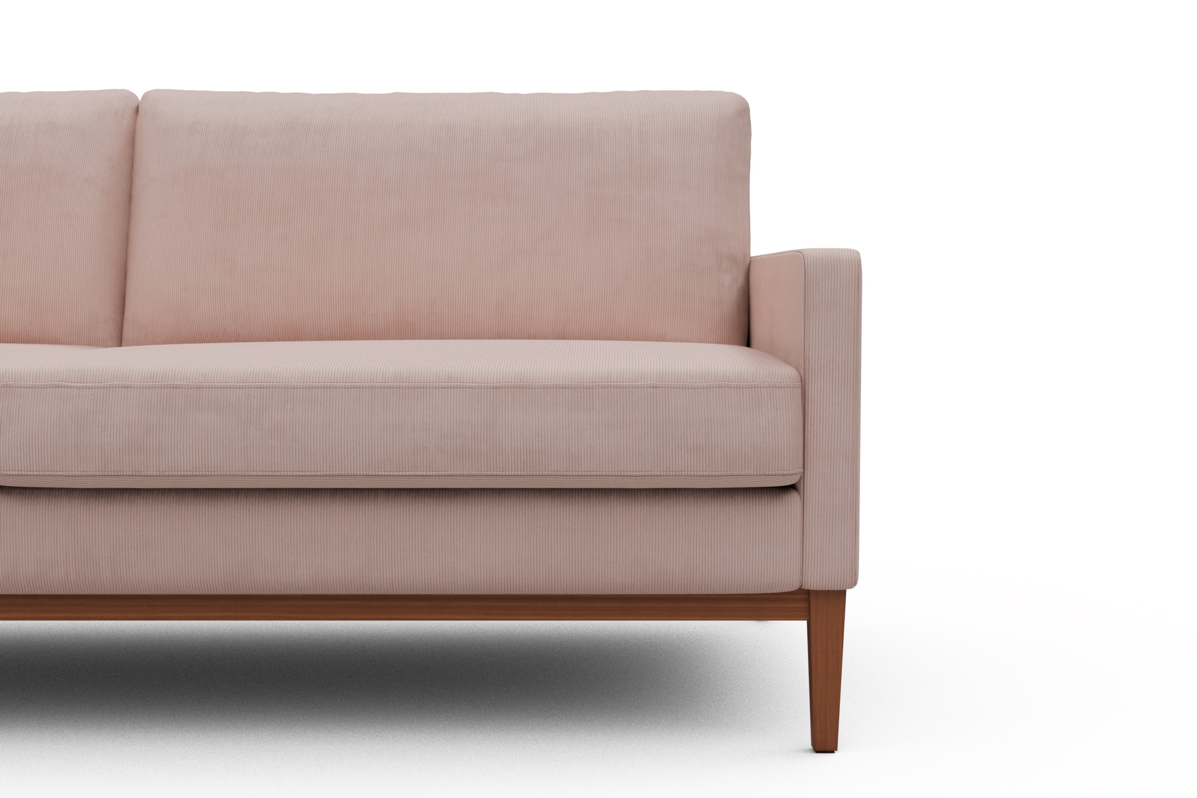 Sofa Bodo 2,5-Sitzer Cordufine-Blush