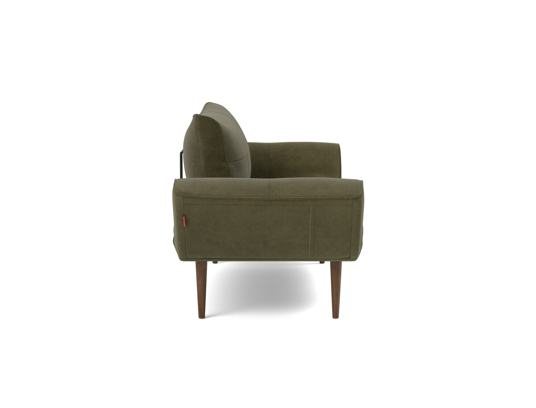 Tagesbett Zeal Kord Cordufine 316-Pine-Green Beine Styletto Eiche dunkel