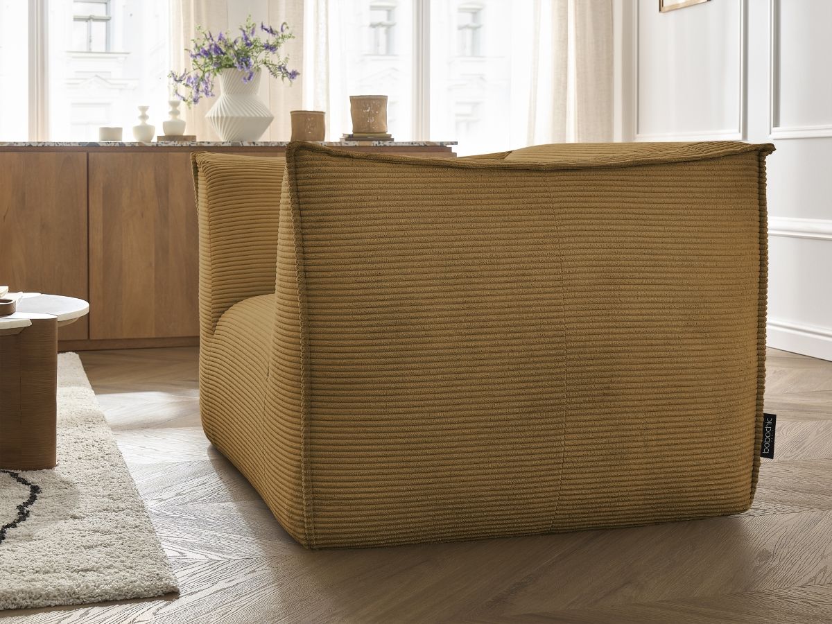 Bobochic Giorgia Sessel Cordsamt Gelb
