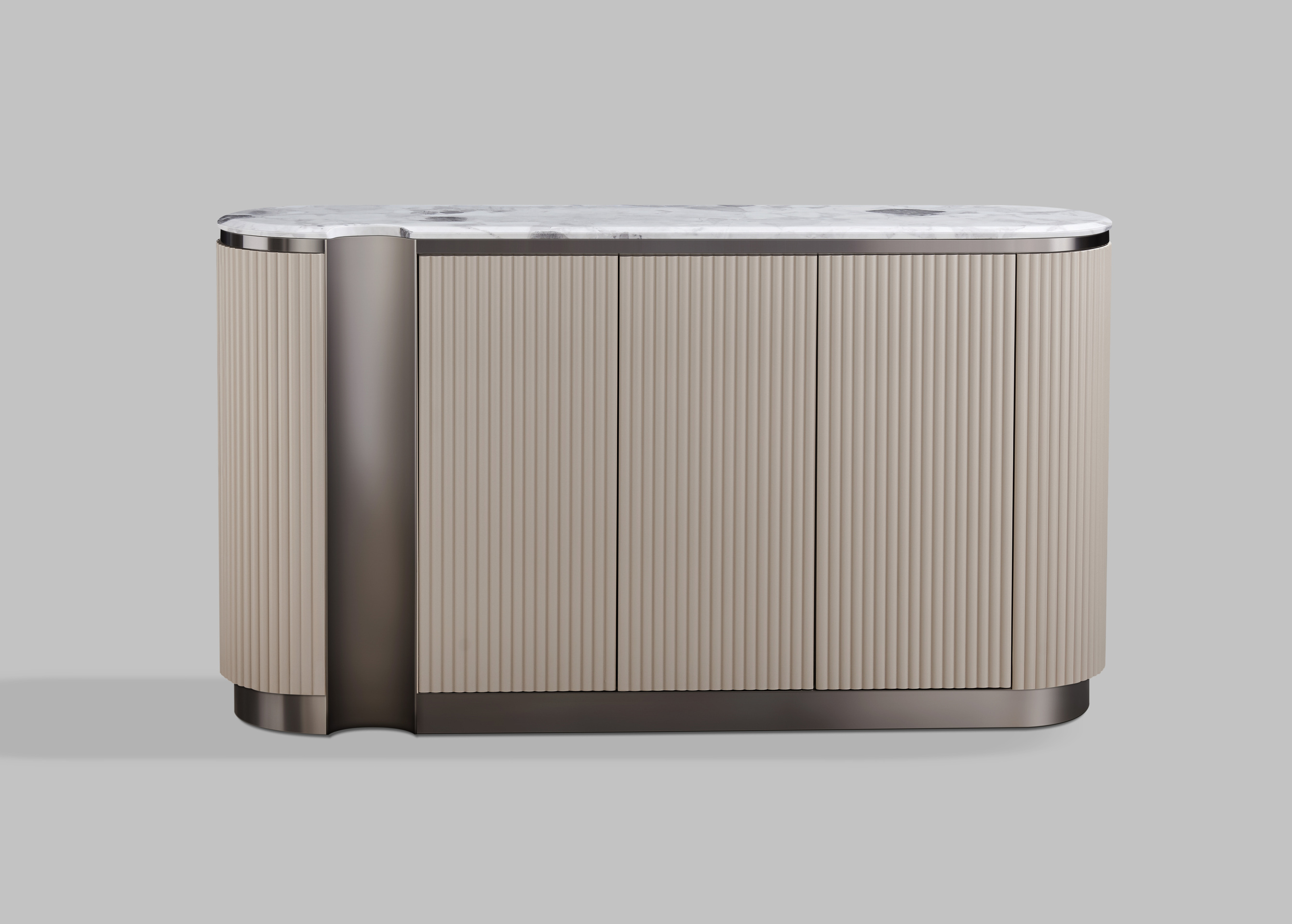 Livin Hill Kommode Stilig Beige, vernickelt ST917C moebelfaktor