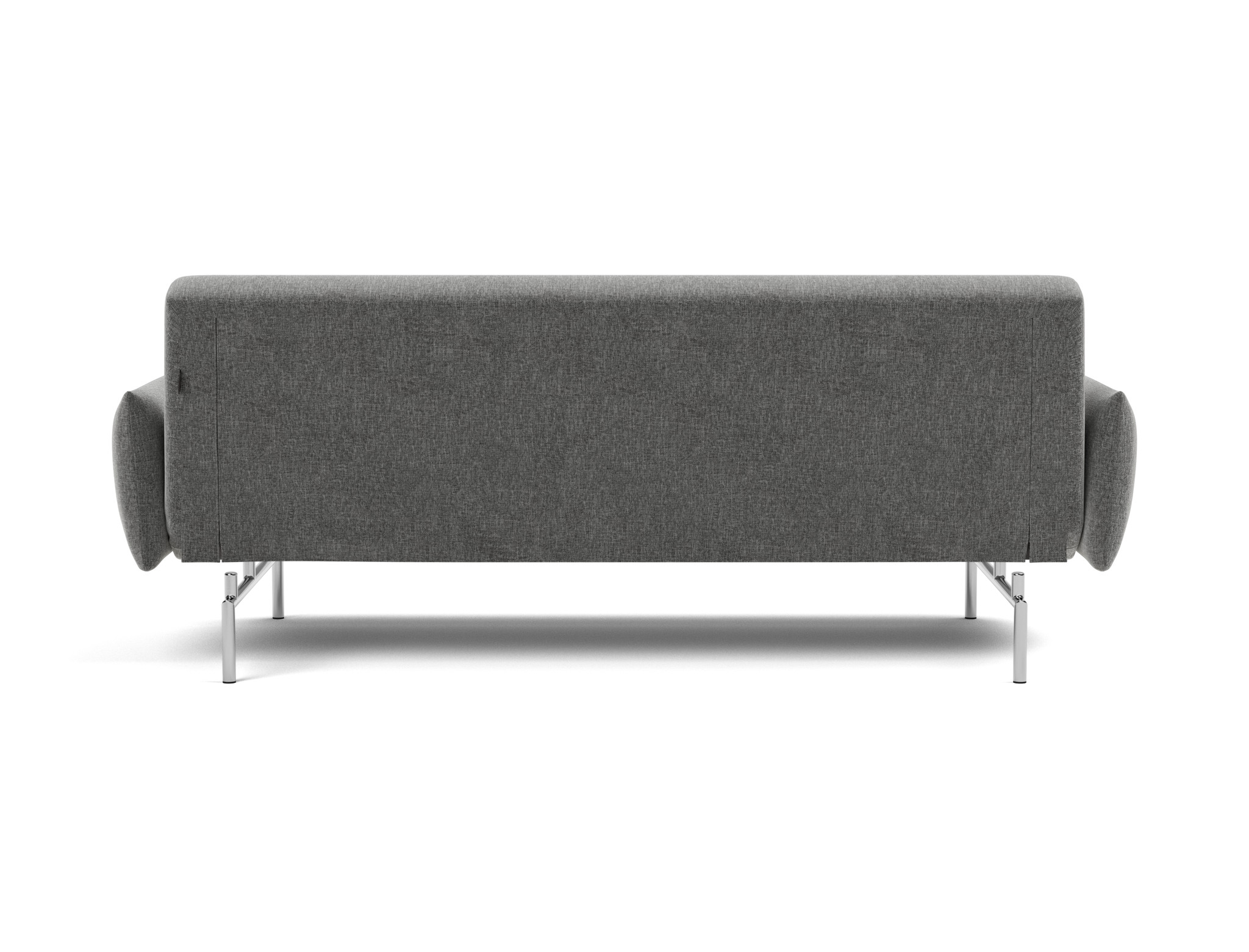 Schlafsofa Jillis mit Armlehnen Strukturierter Stoff Twist 563-Charcoal