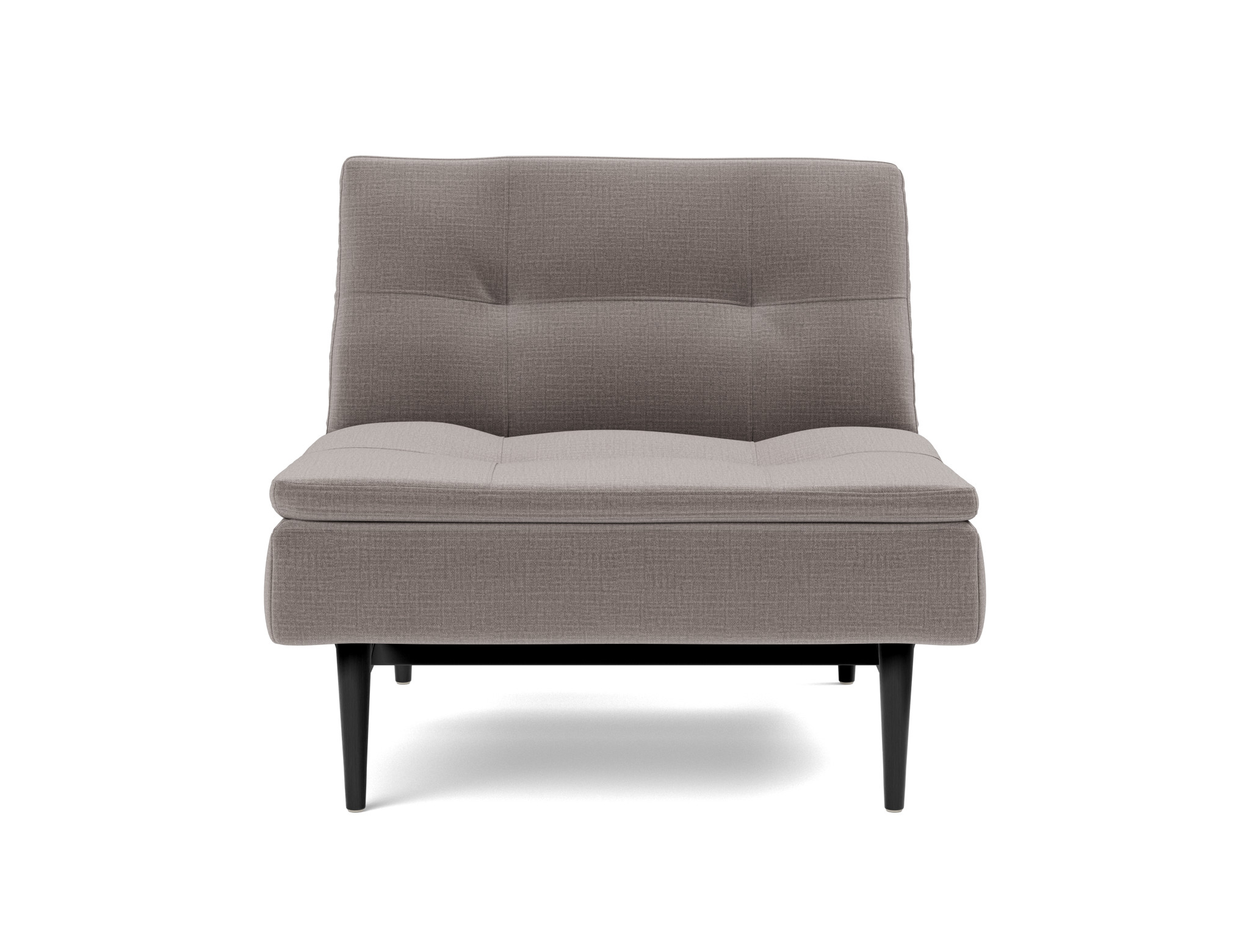 Sessel Dublexo Chenille Esina 418-Truffle Beine Styletto Eiche schwarz
