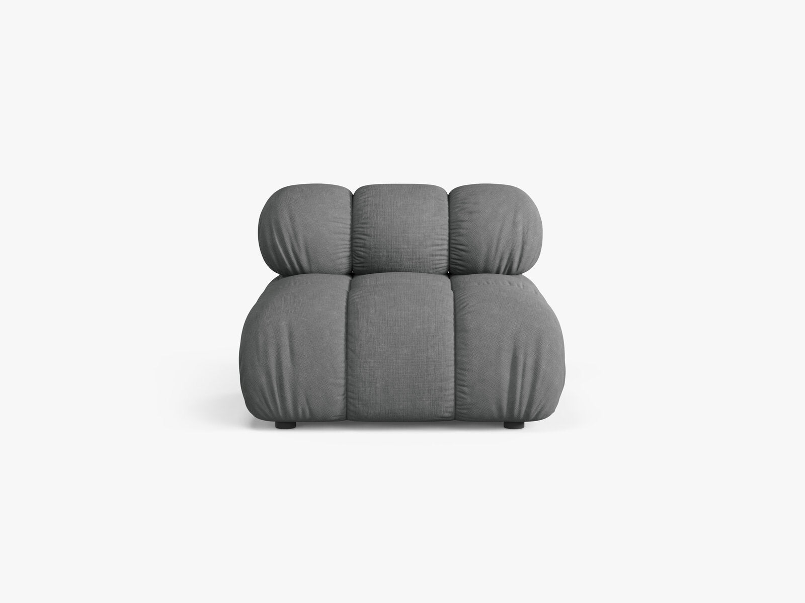 Micadoni Armloses Modul Bellis Strukturierter Stoff Liberty Grau