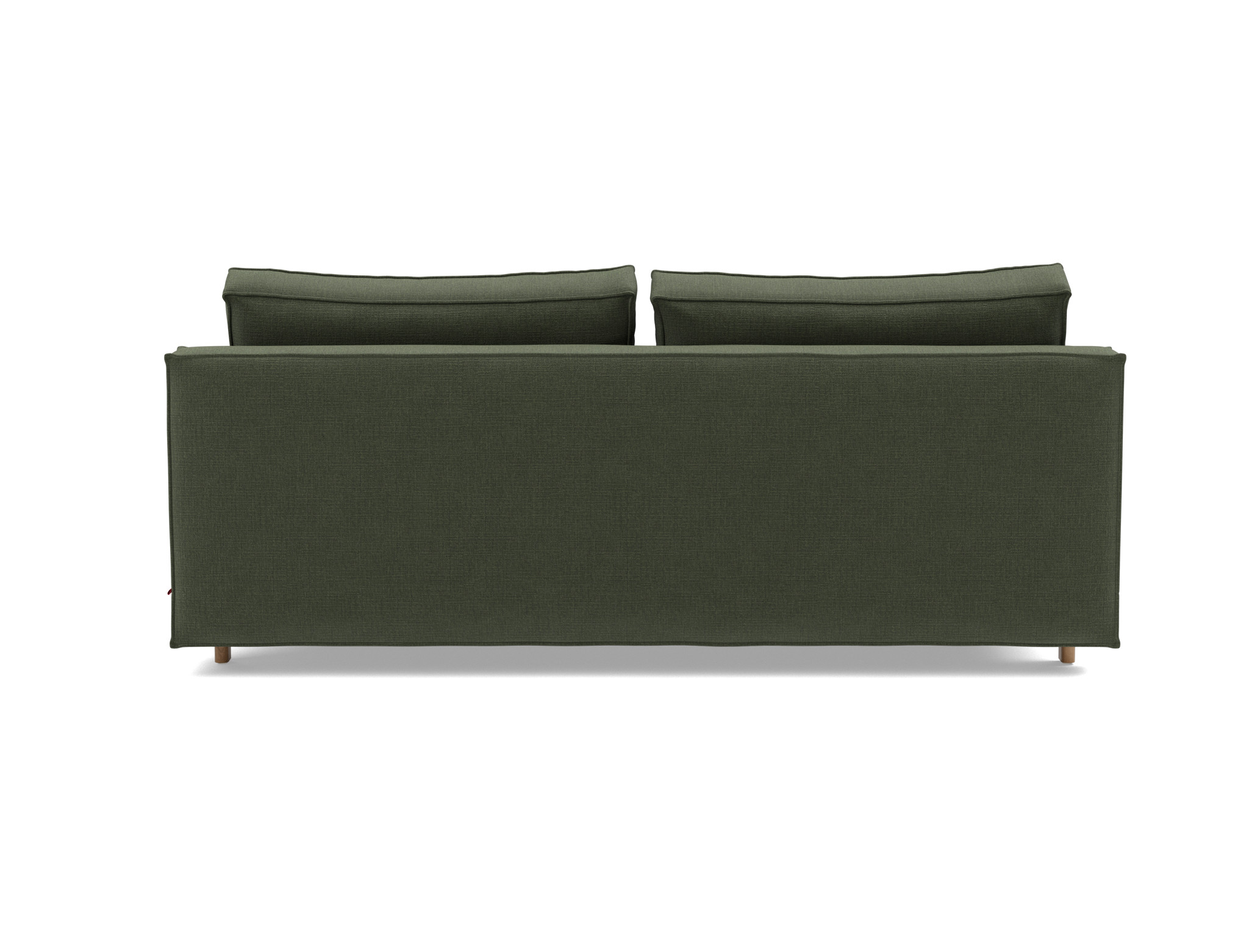 Schlafsofa Sly Chenille Esina 413-Olive-Green Beine Eiche