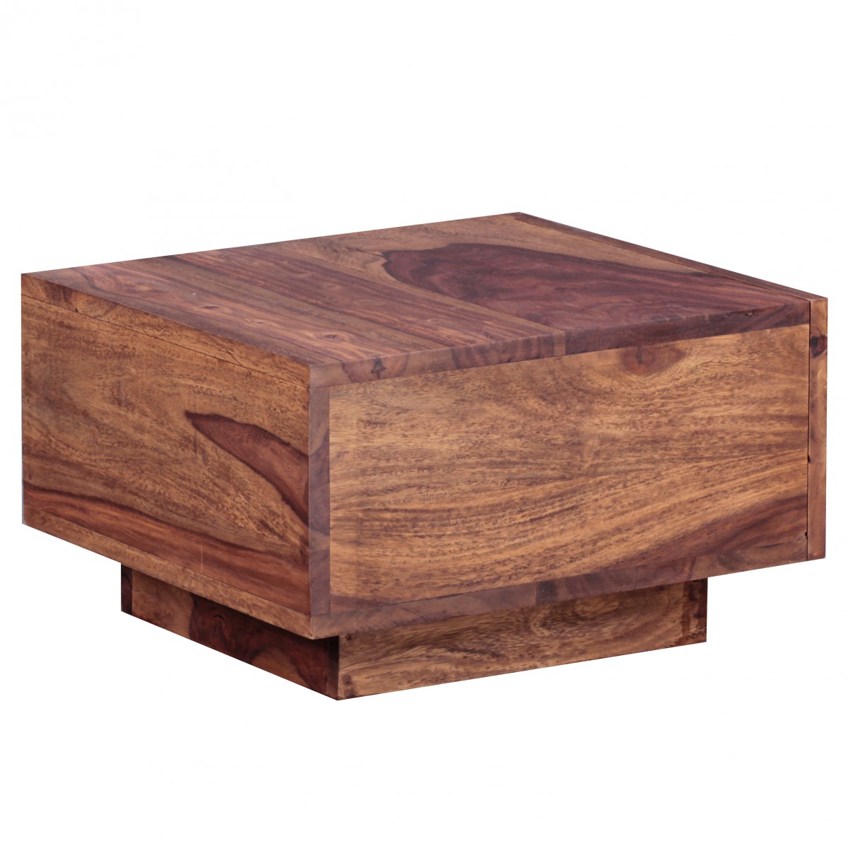 Nachttisch Aalvik Massivholz Dunkelbraun 40 × 40 × 25 cm